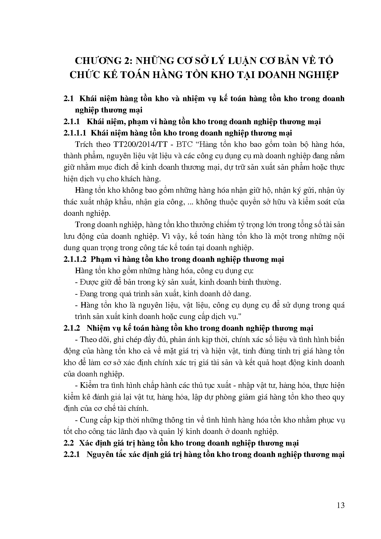 Đồ án tốt nghiệp - Hoàn thiện kế toán hàng tồn kho tại Công ty trách nhiệm hữu hạn Kỹ thuật và TMHT - Trang 26