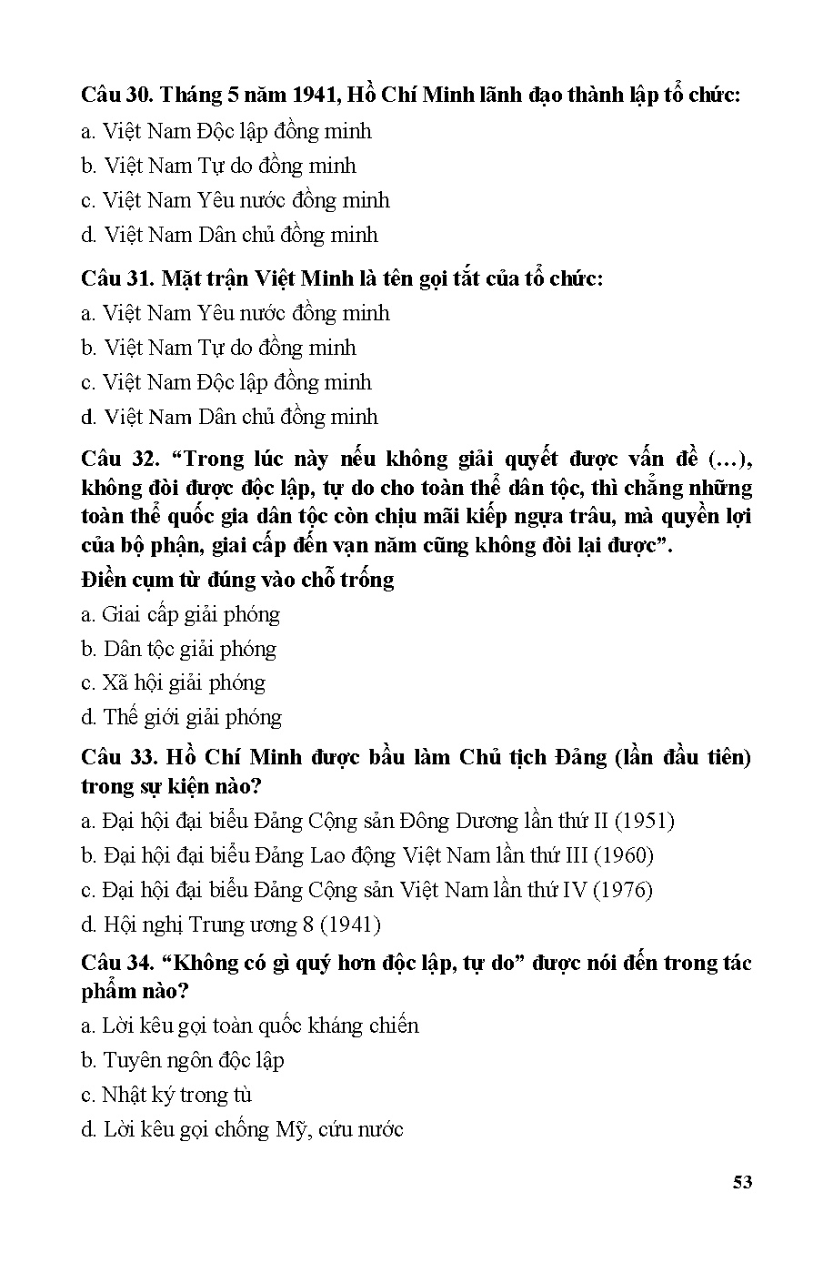 Ảnh một số trang tài liệu