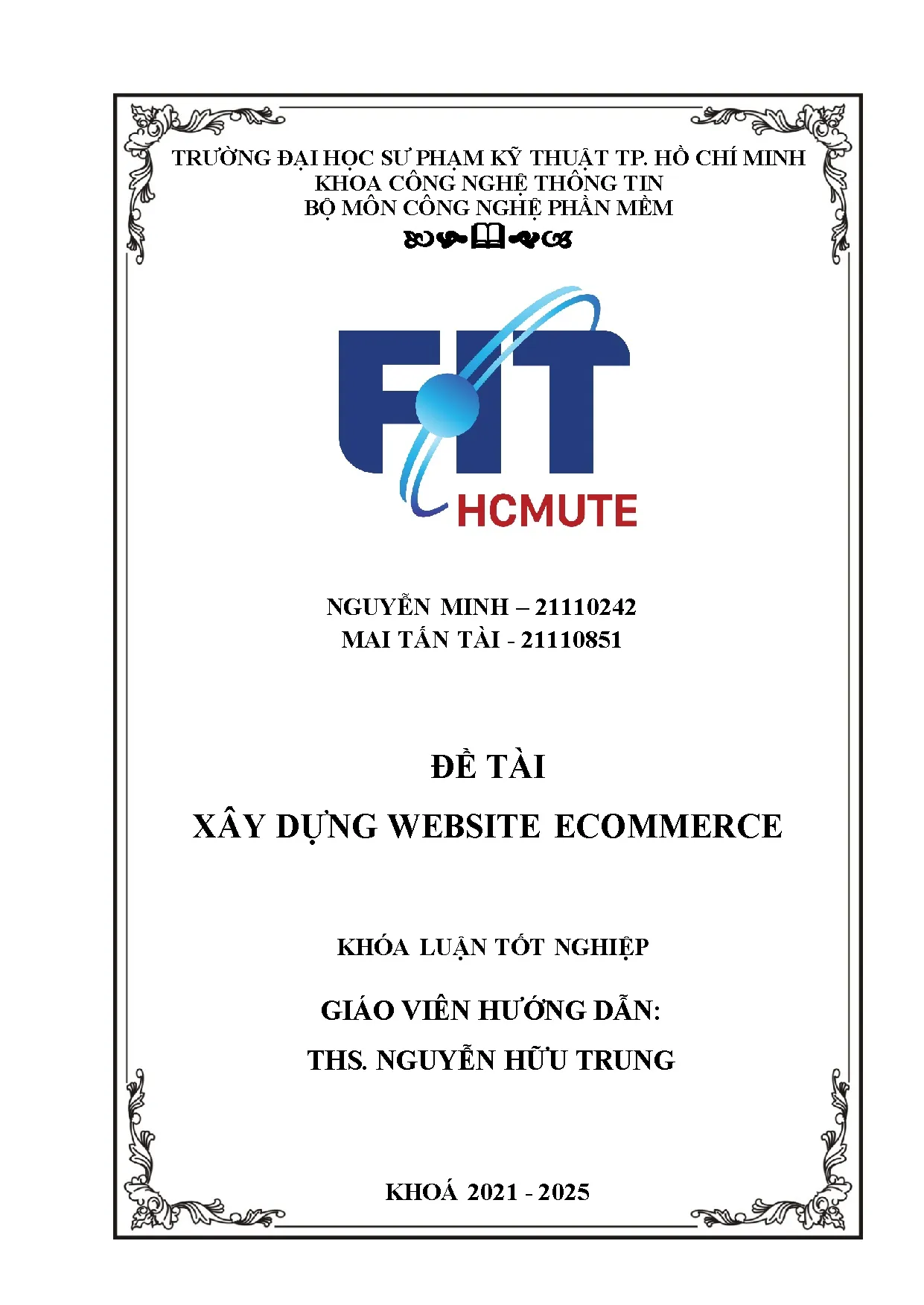 Đồ án tốt nghiệp - Xây dựng website Ecommerce - Trang 2