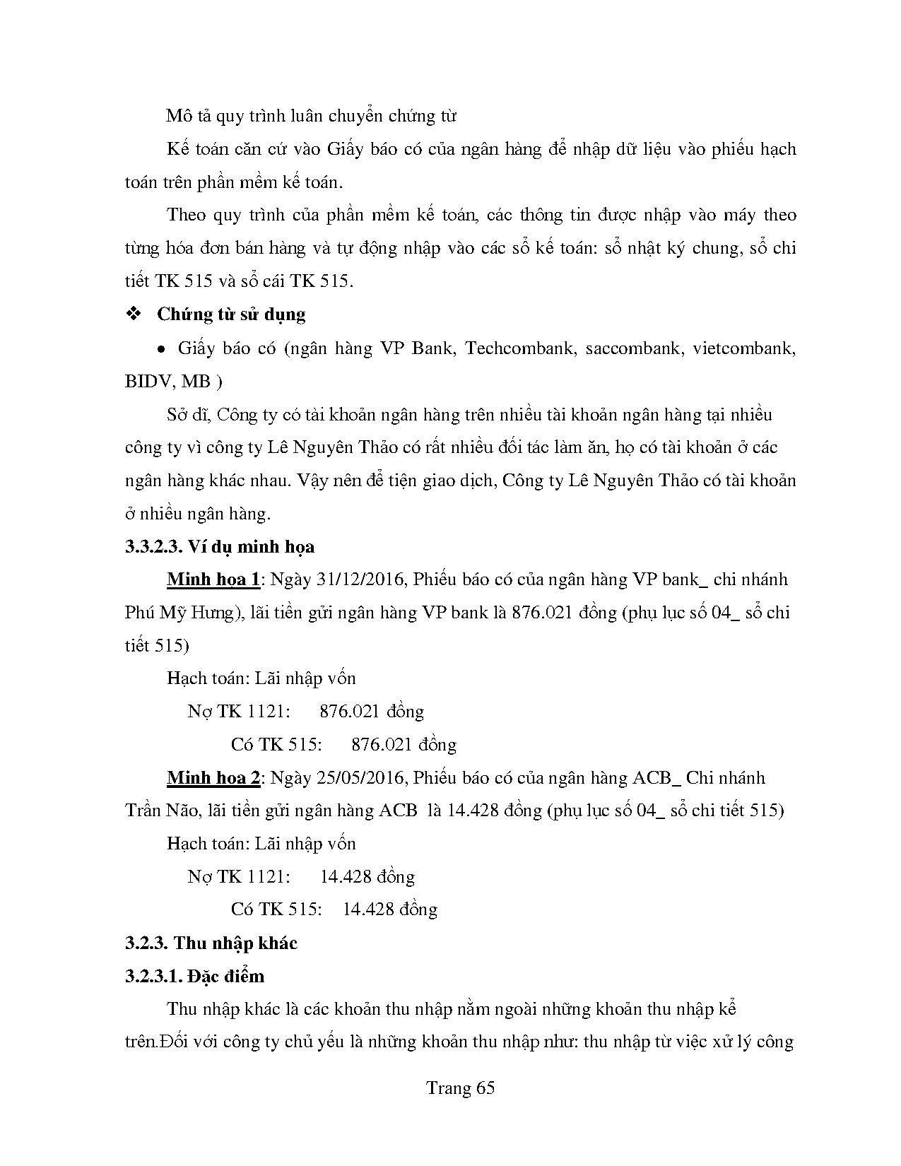 Ảnh một số trang tài liệu