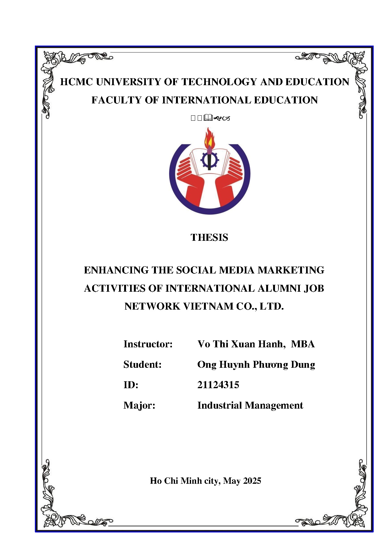 Đồ án tốt nghiệp - Enhancing the social media marketing activities of international alumni job NVCL