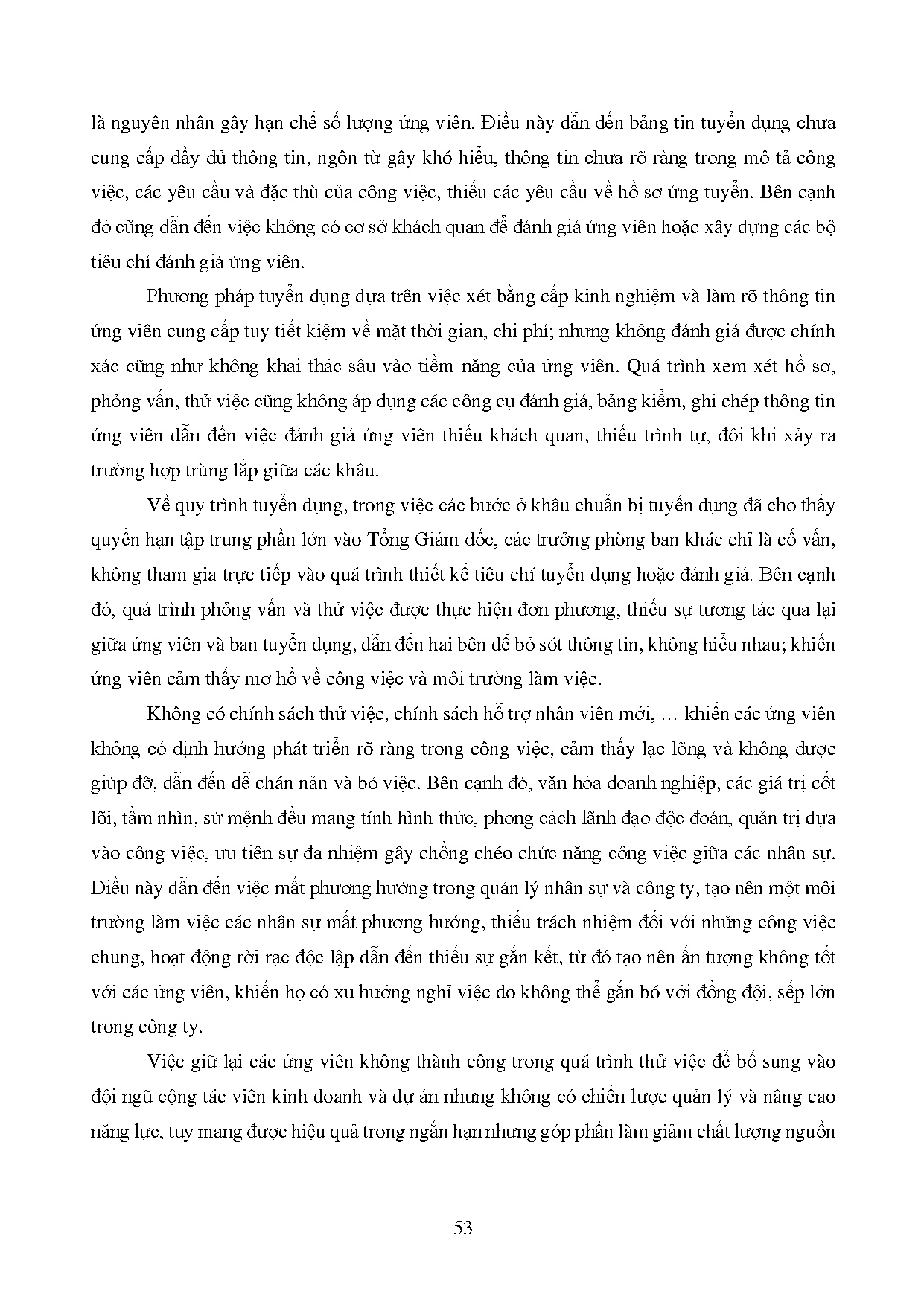 Đồ án tốt nghiệp - Hoàn thiện công tác tuyển dụng nhân sự tại Công ty TNHH phát triển cộng đồng MQ - Trang 63