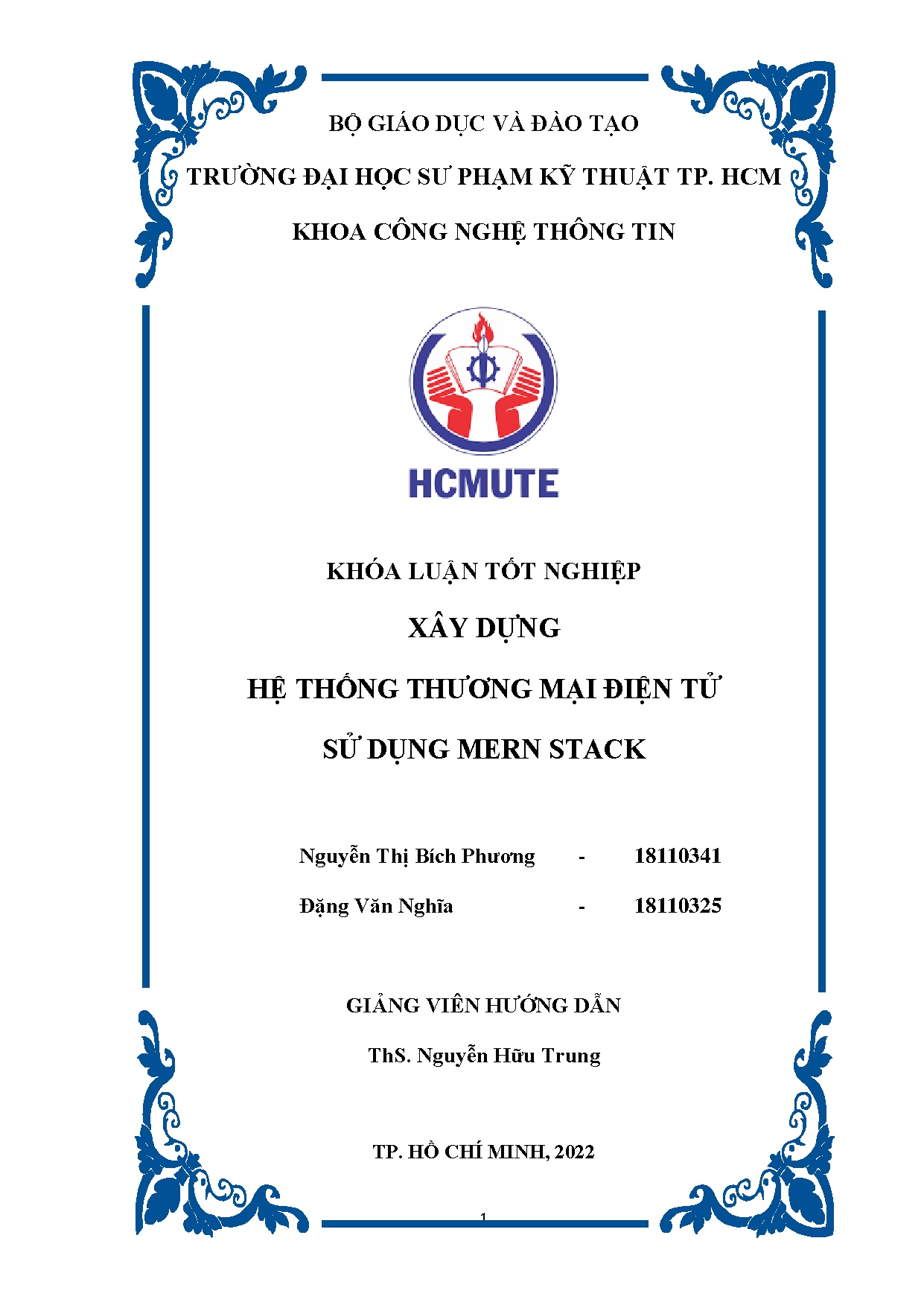 Đồ án tốt nghiệp - Xây dựng hệ thống thương mại điện tử sử dụng Mern Stack