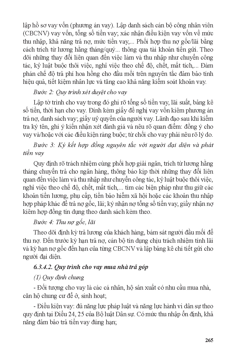 Giáo trình Nghiệp vụ ngân hàng thương mại (HCMUTE) - Trang 266