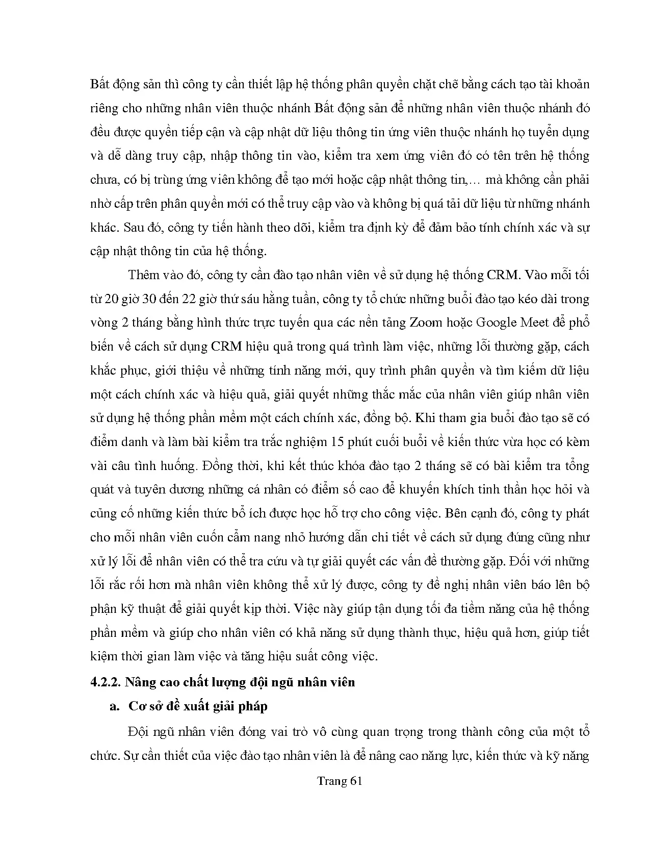 Đồ án tốt nghiệp - Hoàn thiện dịch vụ tuyển dụng nhân sự cấp cao tại Công ty TNHH Shasu Group - Trang 72