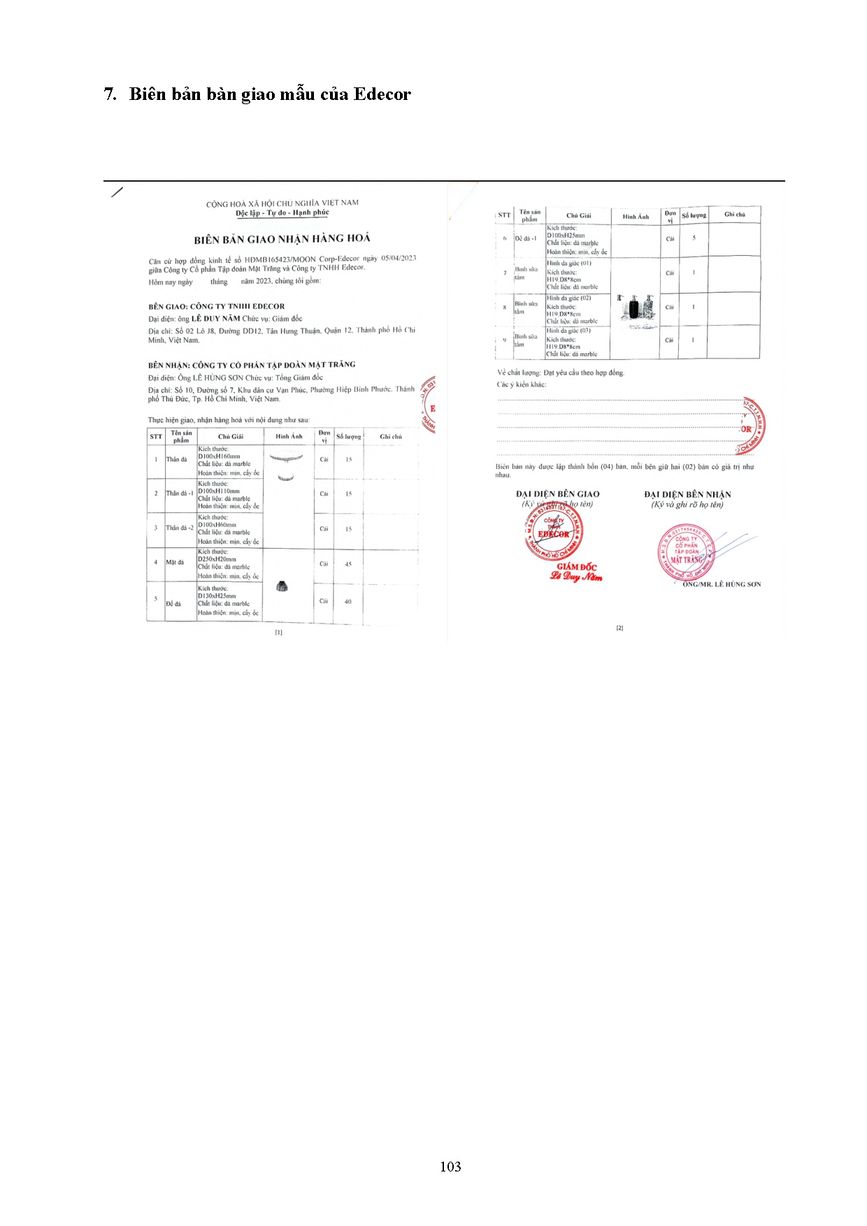 Ảnh một số trang tài liệu