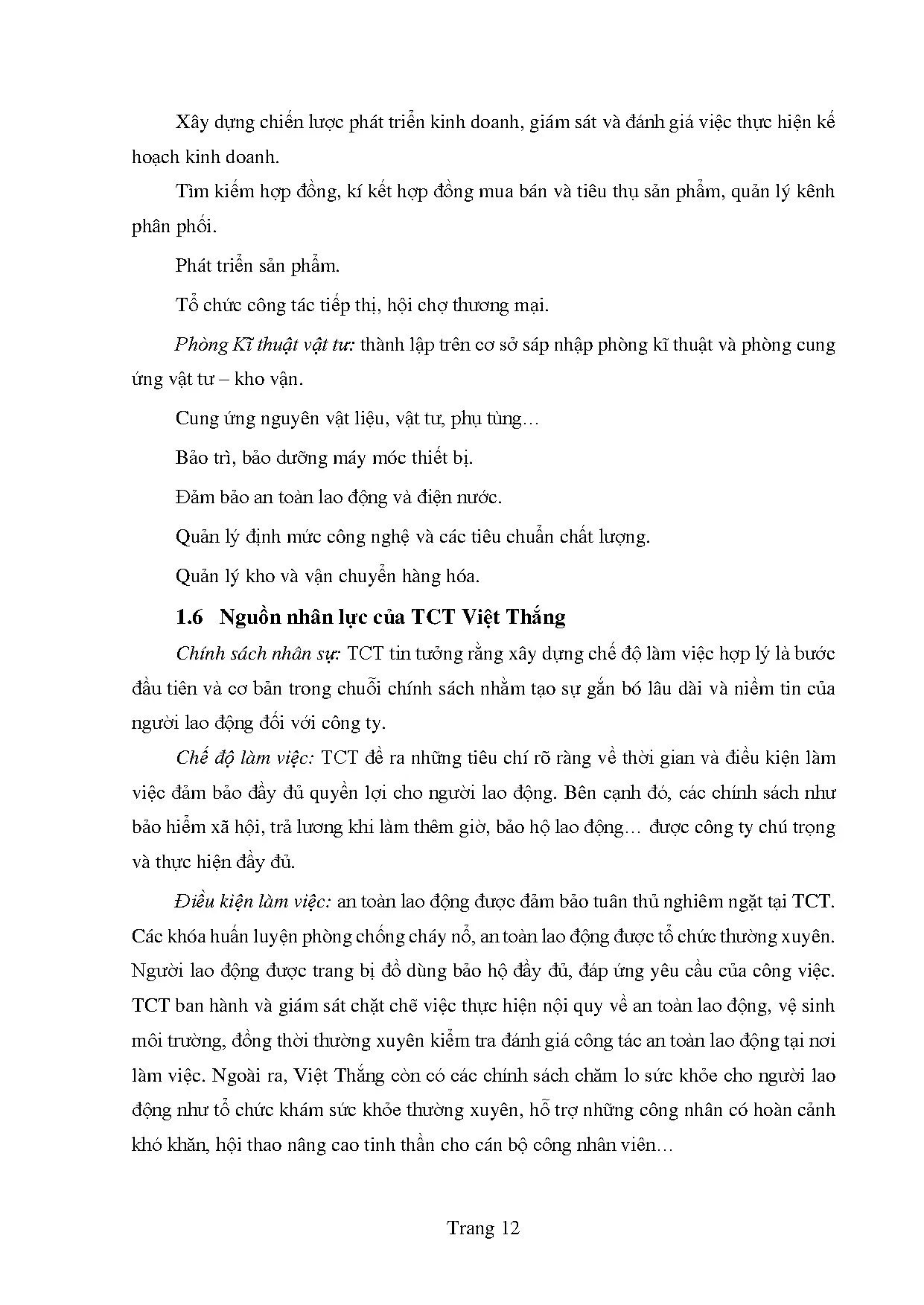 Đồ án tốt nghiệp - Hoàn thiện công tác lập kế hoạch sản xuất tại Nhà máy sợi 1 của Tổng Công TVT - C - Trang 22