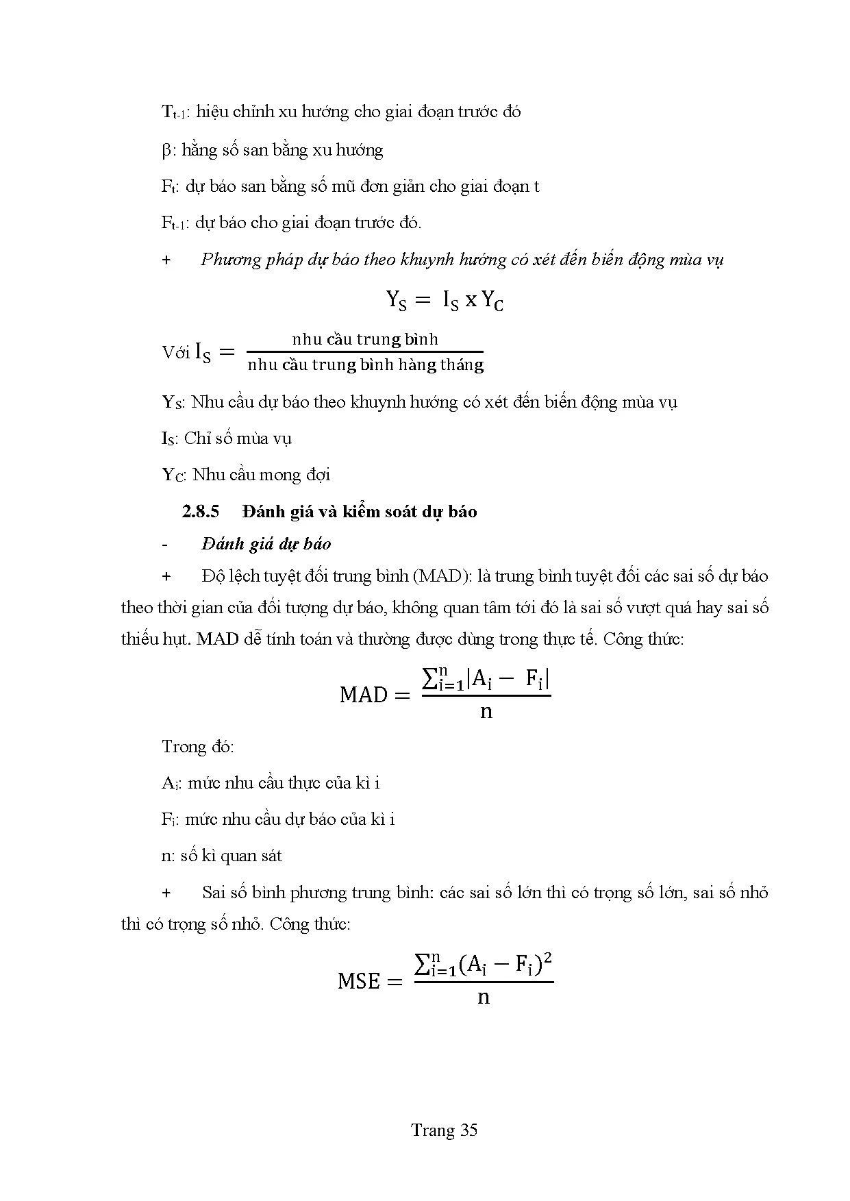 Đồ án tốt nghiệp - Hoàn thiện công tác lập kế hoạch sản xuất tại Nhà máy sợi 1 của Tổng Công TVT - C - Trang 45