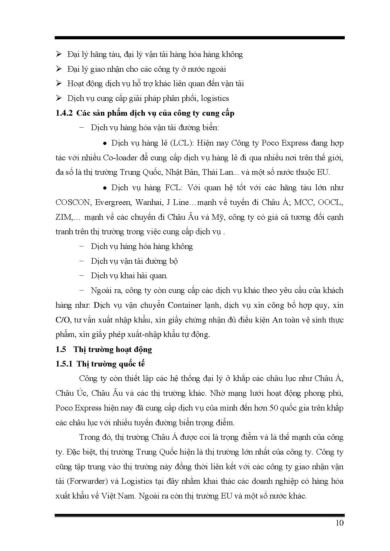 Đồ án tốt nghiệp - Hoàn thiện quy trình giao hàng xuất khẩu bằng đường biển tại công ty TNHH MTVPE - Trang 20