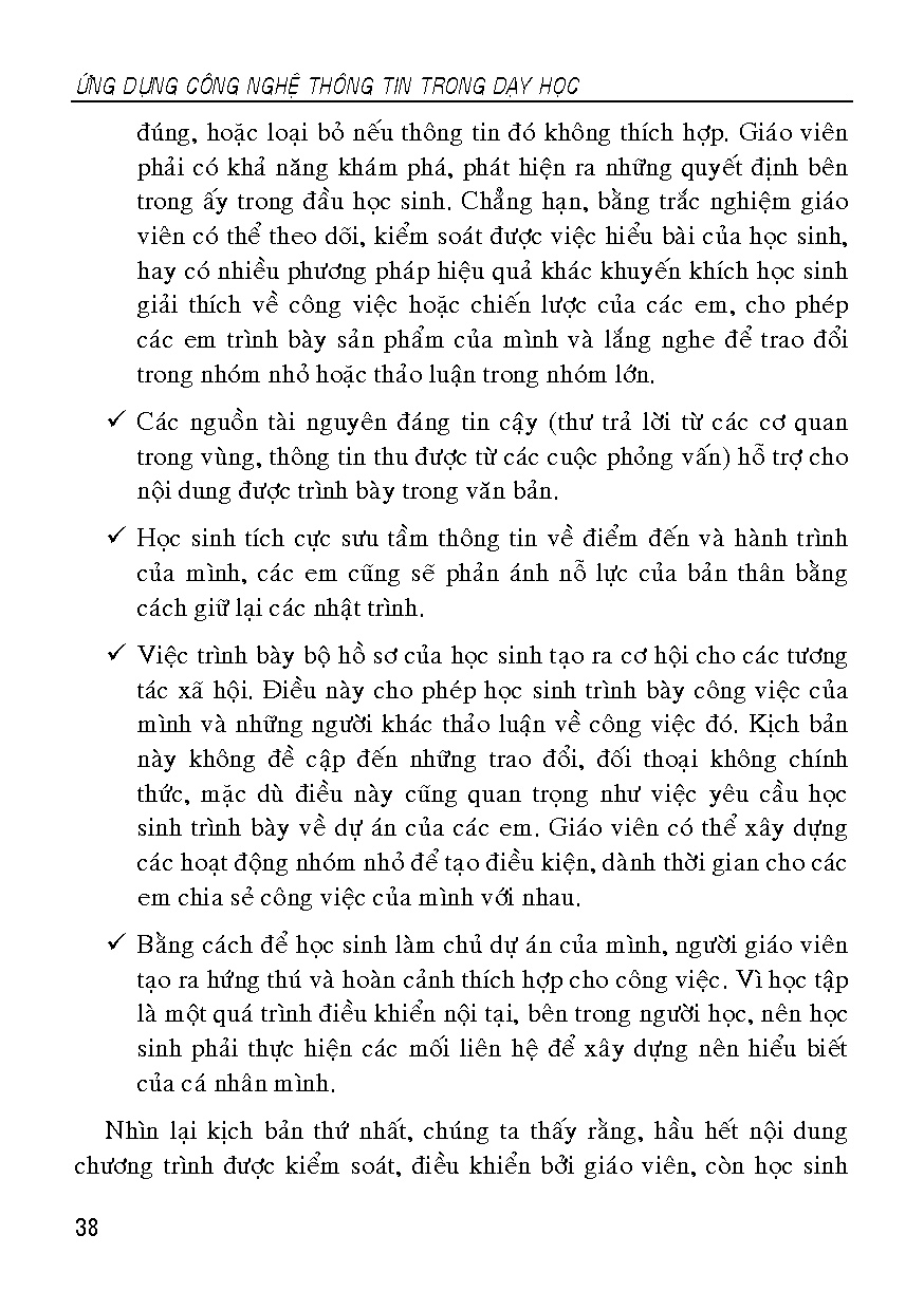 Giáo trình ứng dụng Công nghệ thông tin trong dạy học (HCMUTE) - Trang 37