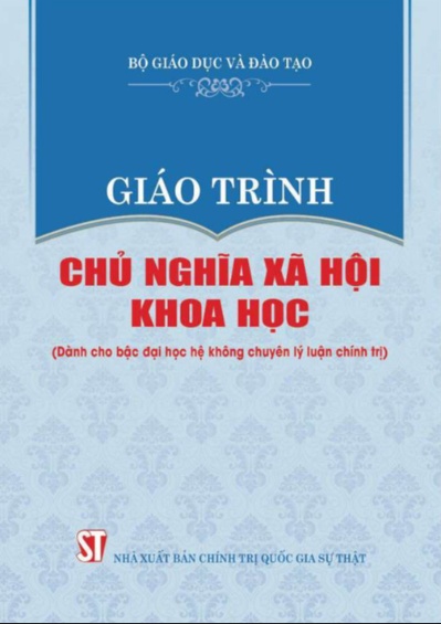 Giáo trình chủ nghĩa xã hội khoa học