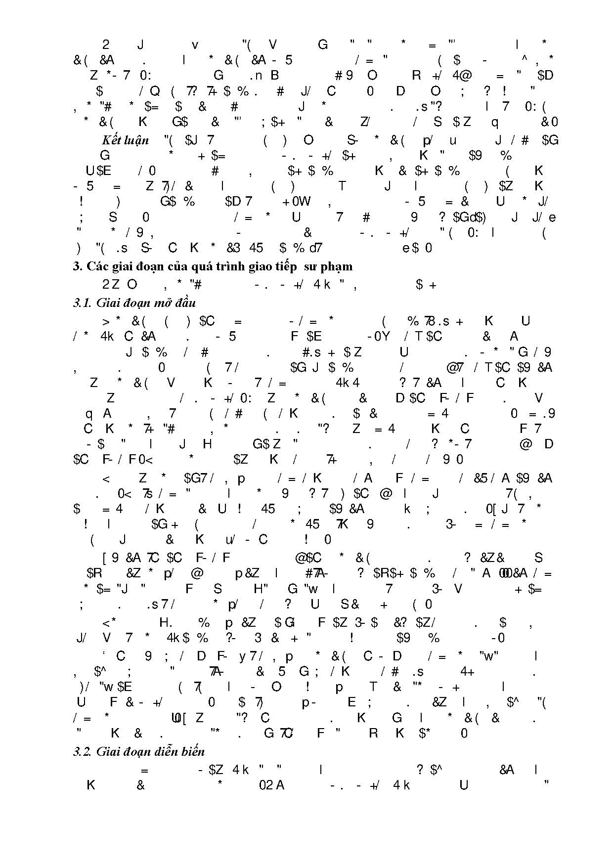 Giao tiếp sư phạm (Giáo trình bồi dưỡng nghiệp vụ sư phạm dạy trình độ cao đẳng, trình độ t (HCMUTE) - Trang 26