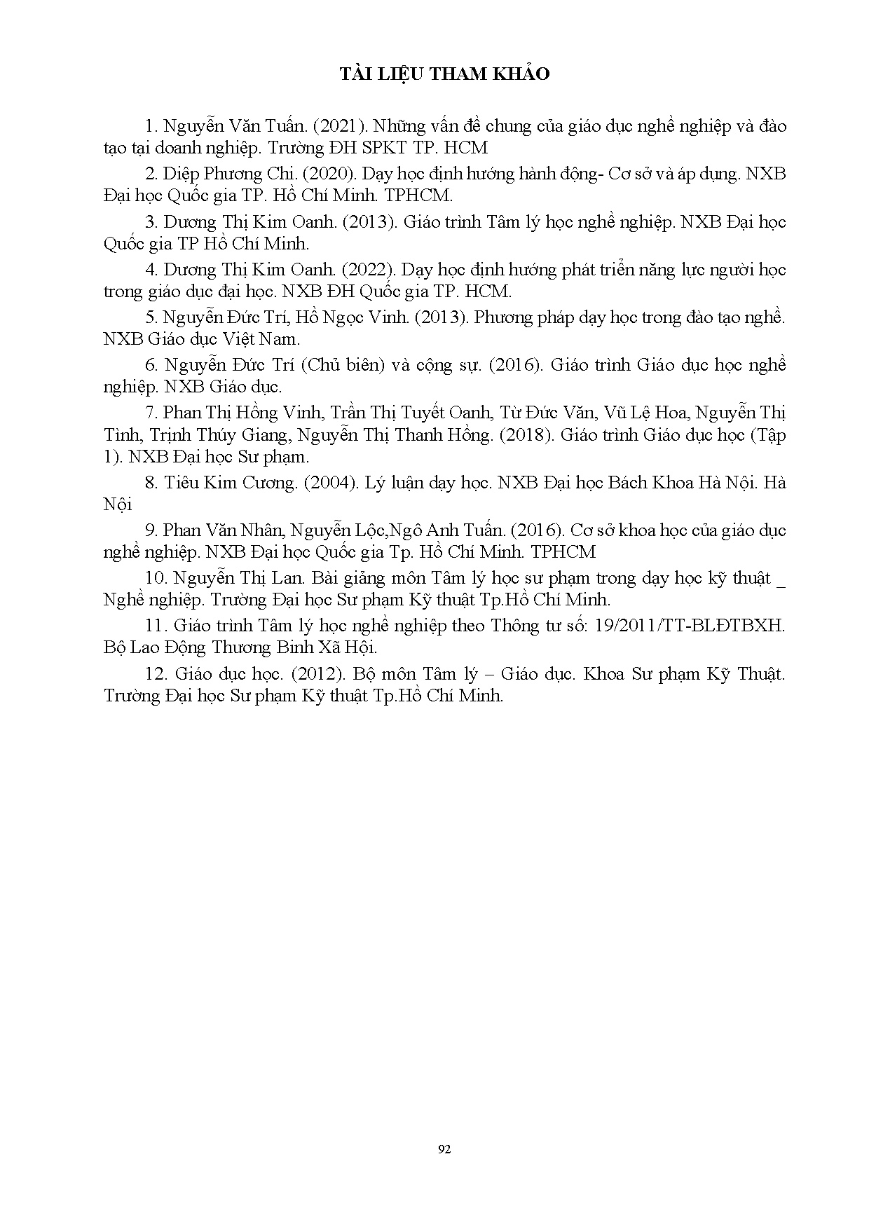 Ảnh một số trang tài liệu