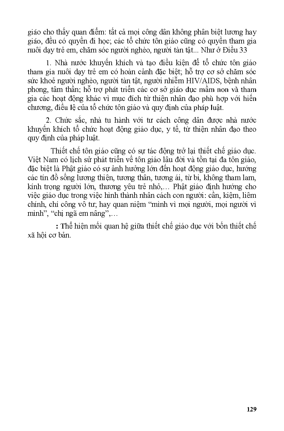 Giáo trình xã hội học giáo dục (HCMUTE) - Trang 129