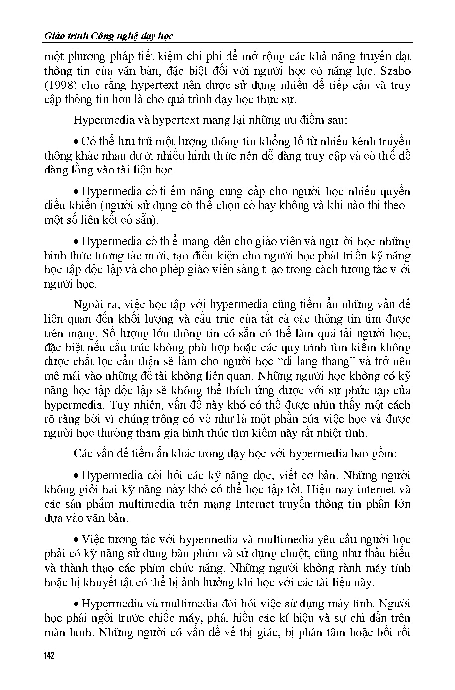 Giáo trình công nghệ dạy học (HCMUTE) - Trang 143