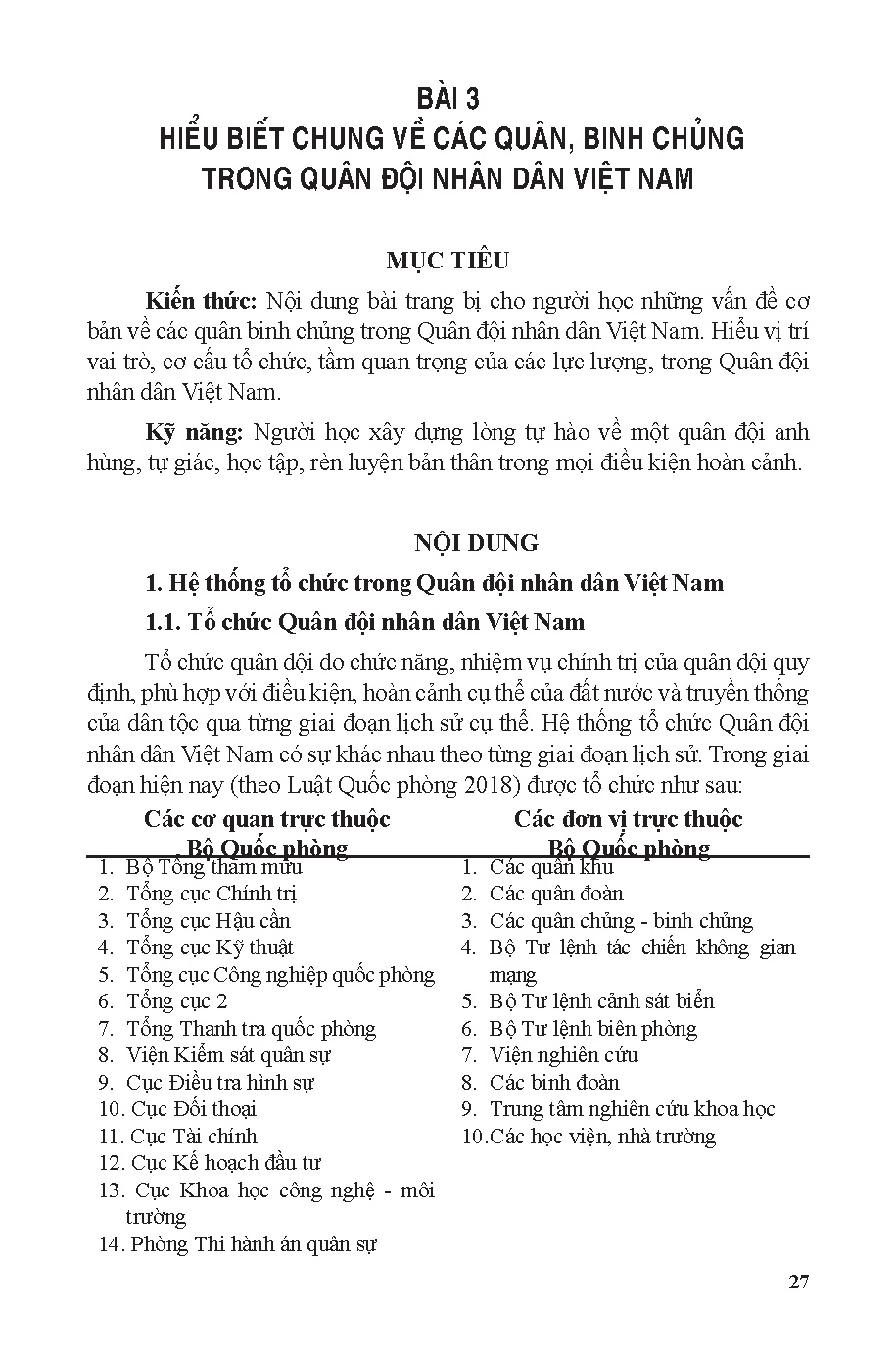 Giáo Dục Quốc Phòng Và An Ninh - Học phần 3: Quân sự chung (HCMUTE) - Trang 28