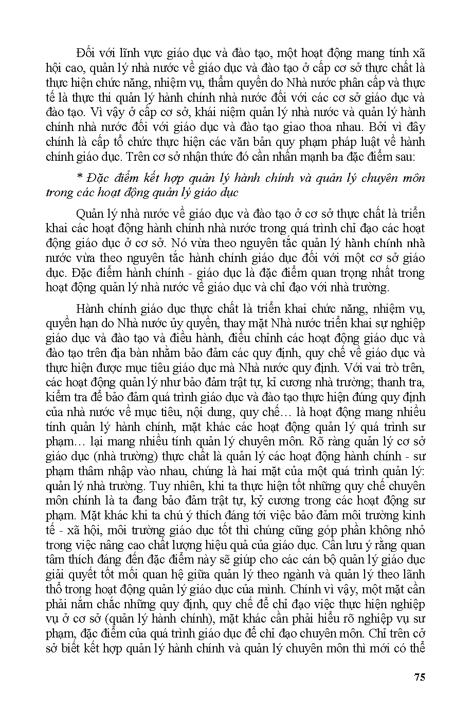 Giáo trình quản lý hành chính nhà nước và quản lý ngành giáo dục và đào tạo (HCMUTE) - Trang 76