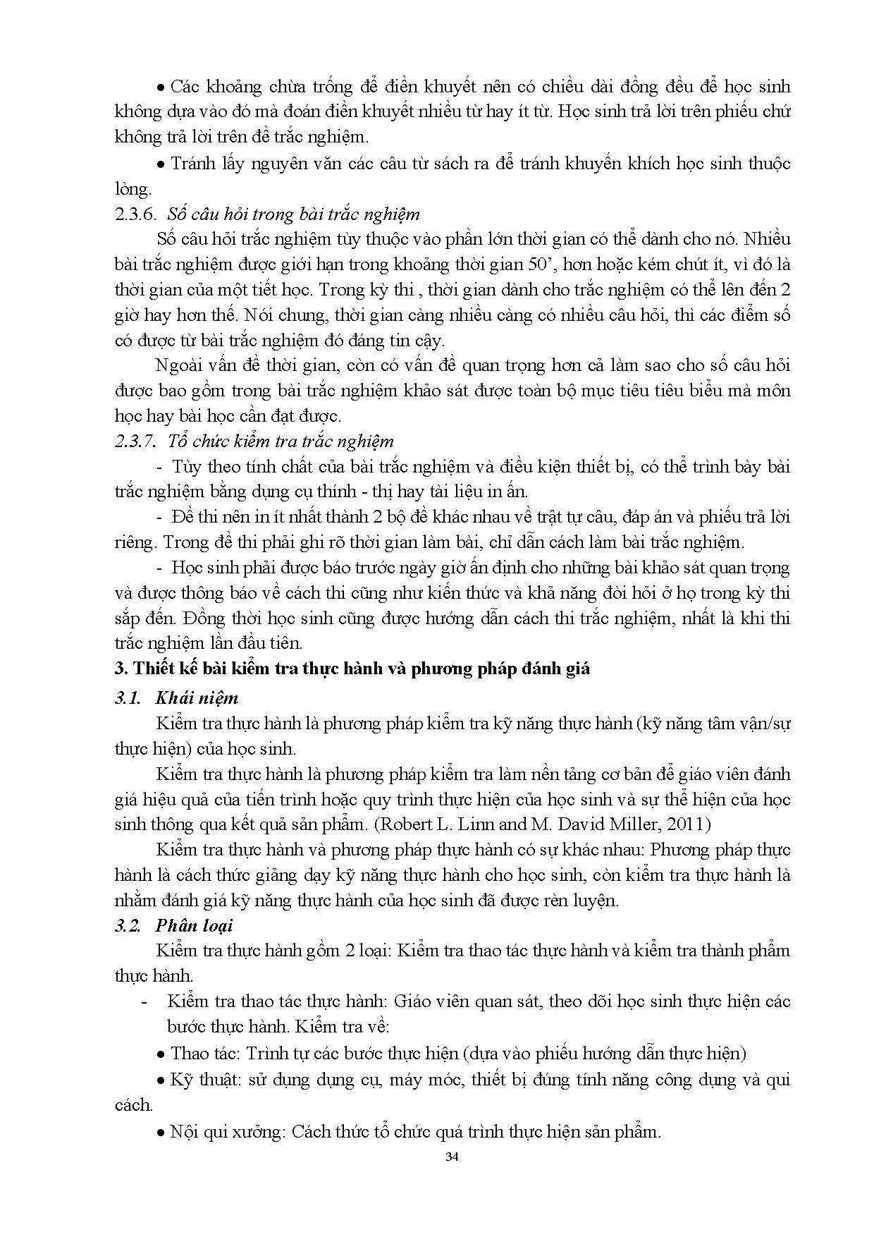 Đánh giá dạy học (Giáo trình bồi dưỡng nghiệp vụ sư phạm dạy trình độ cao đẳng, trình độ tr (HCMUTE) - Trang 42