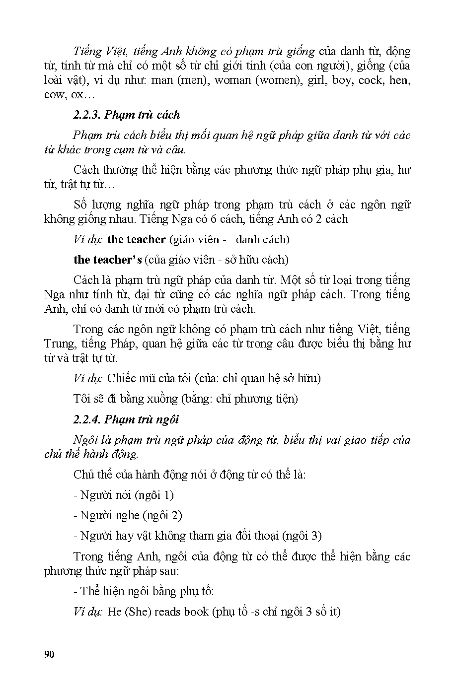 Giáo trình dẫn luận ngôn ngữ học (Giáo trình dành cho sinh viên ngành tiếng Anh) (HCMUTE) - Trang 90