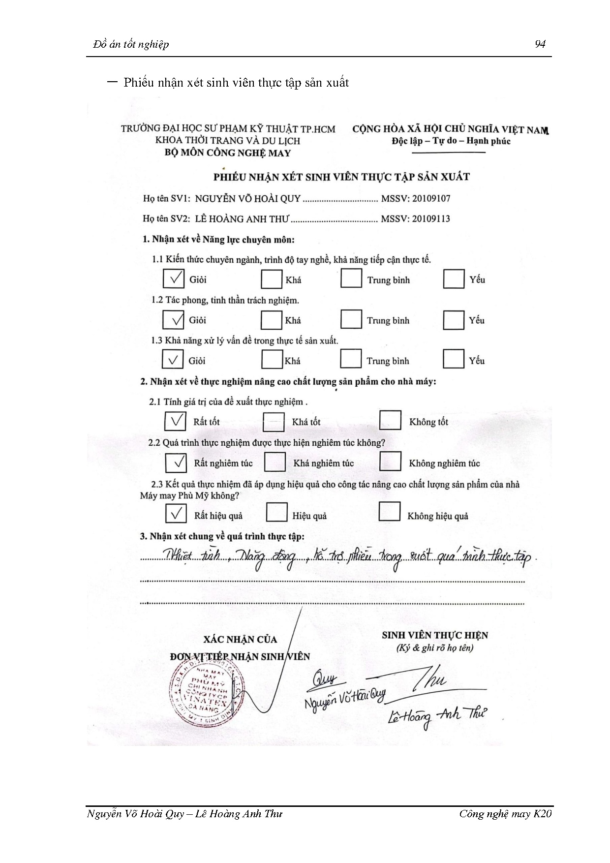 Ảnh một số trang tài liệu