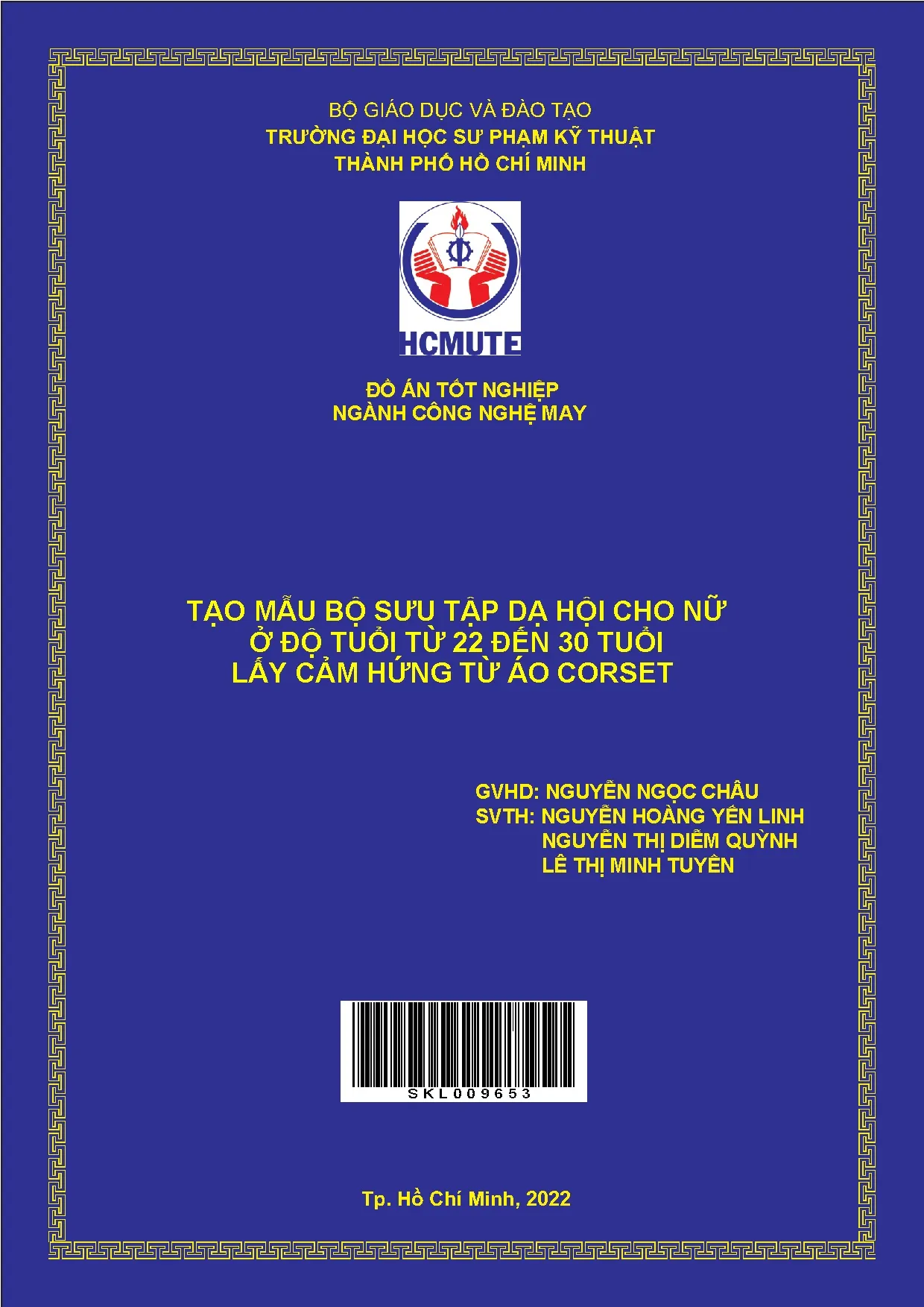 Đồ án tốt nghiệp - Tạo mẫu bộ sưu tập dạ hội cho nữ ở độ tuổi từ 22 đến 30 tuổi lấy cảm HTÁCĐÁTNNCNM