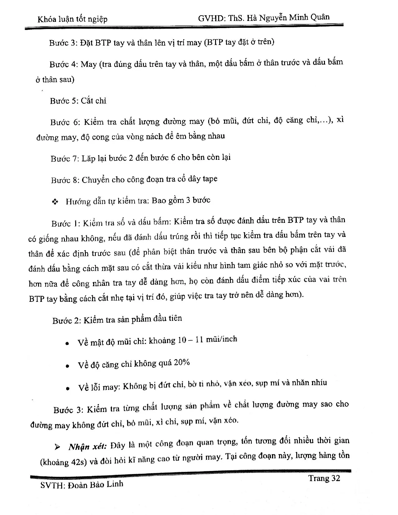 Đồ án tốt nghiệp - Phân tích thực trạng hoạt động sản xuất tại Công ty TNHH Asia GMVN ( HS - C 1 - Trang 42