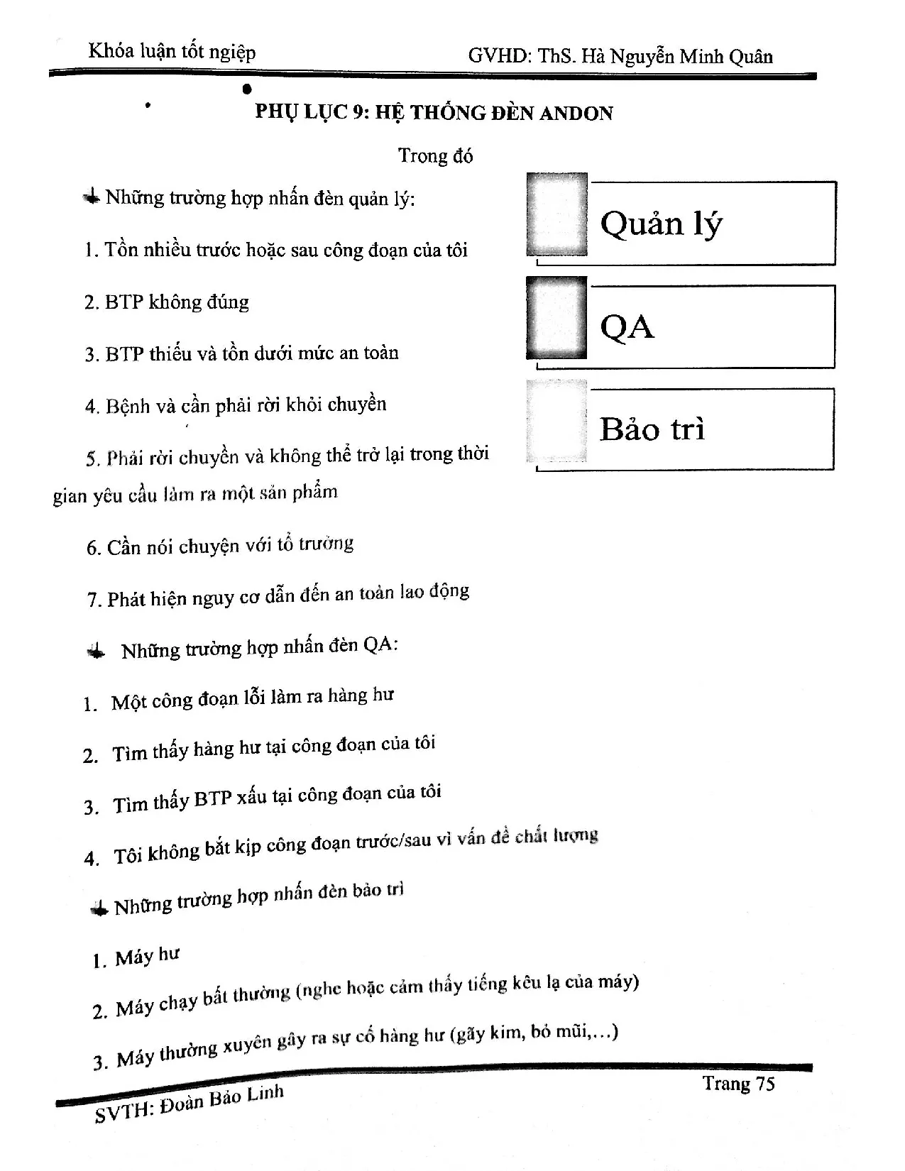 Đồ án tốt nghiệp - Phân tích thực trạng hoạt động sản xuất tại Công ty TNHH Asia GMVN ( HS - C 1 - Trang 85