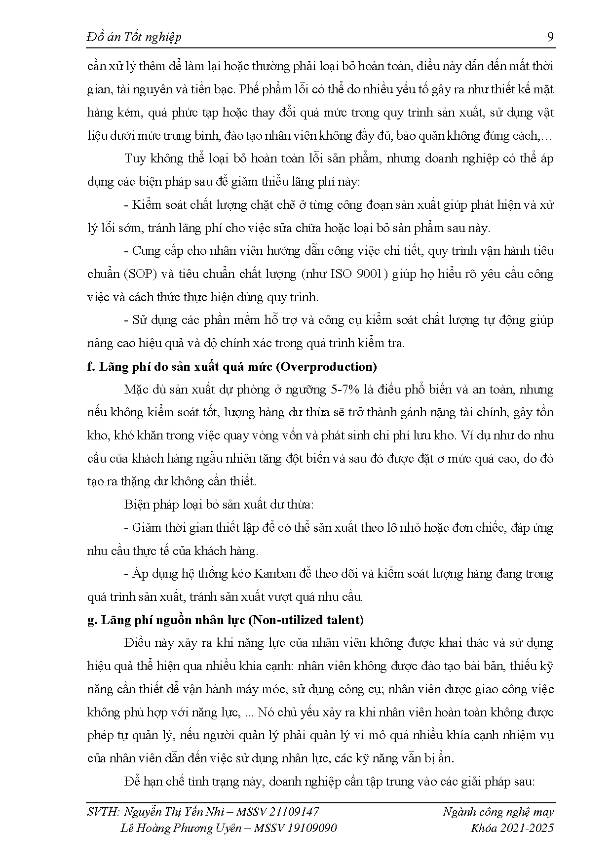 Đồ án tốt nghiệp - Triển khai cải tiến sản xuất dựa trên khảo sát các lãng phí tại Xí N 1 CTCPĐT - Trang 27