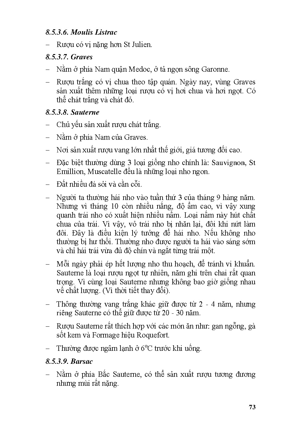 Giáo trình pha chế cocktail (HCMUTE) - Trang 73