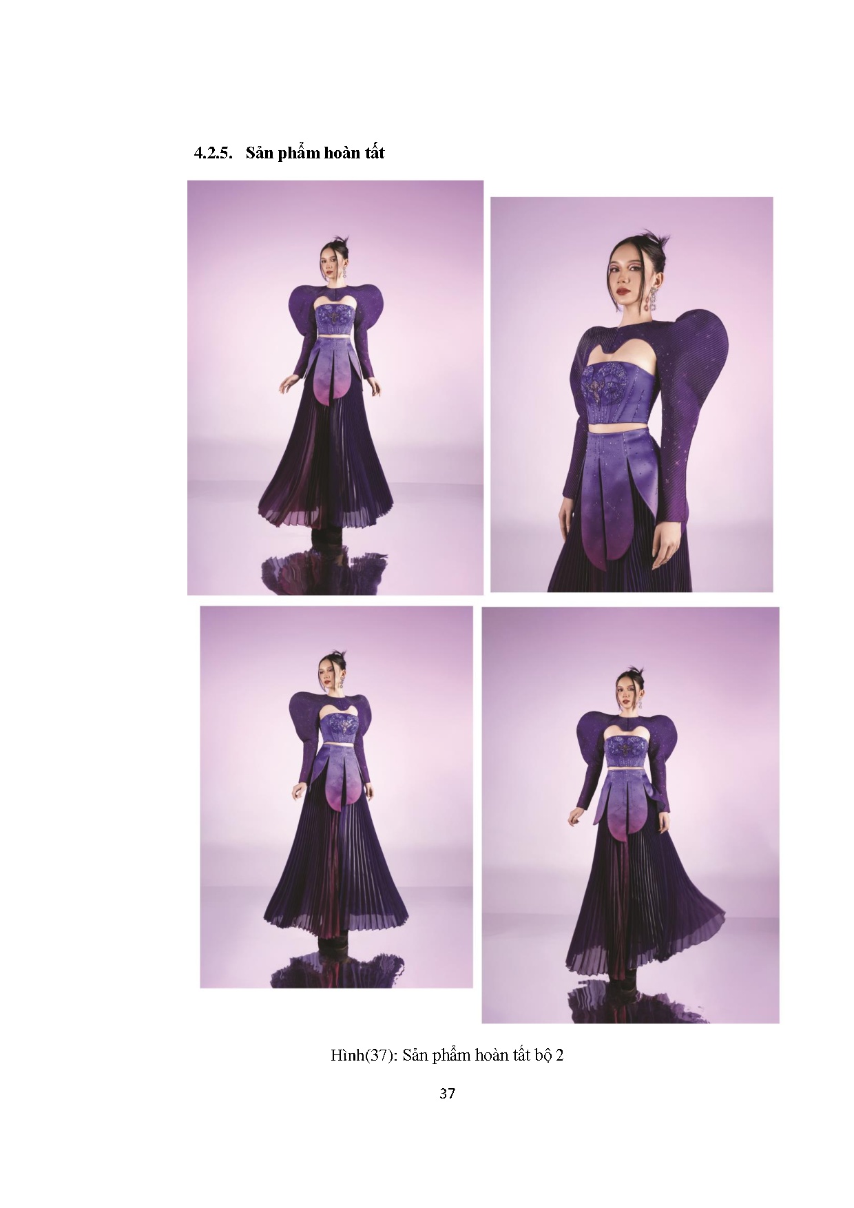 Đồ án tốt nghiệp - Thiết kế trang phục dạo phố dành cho nữ từ 20-30 tuổi theo phong cách nữ TLCHTCHĐ - Trang 48