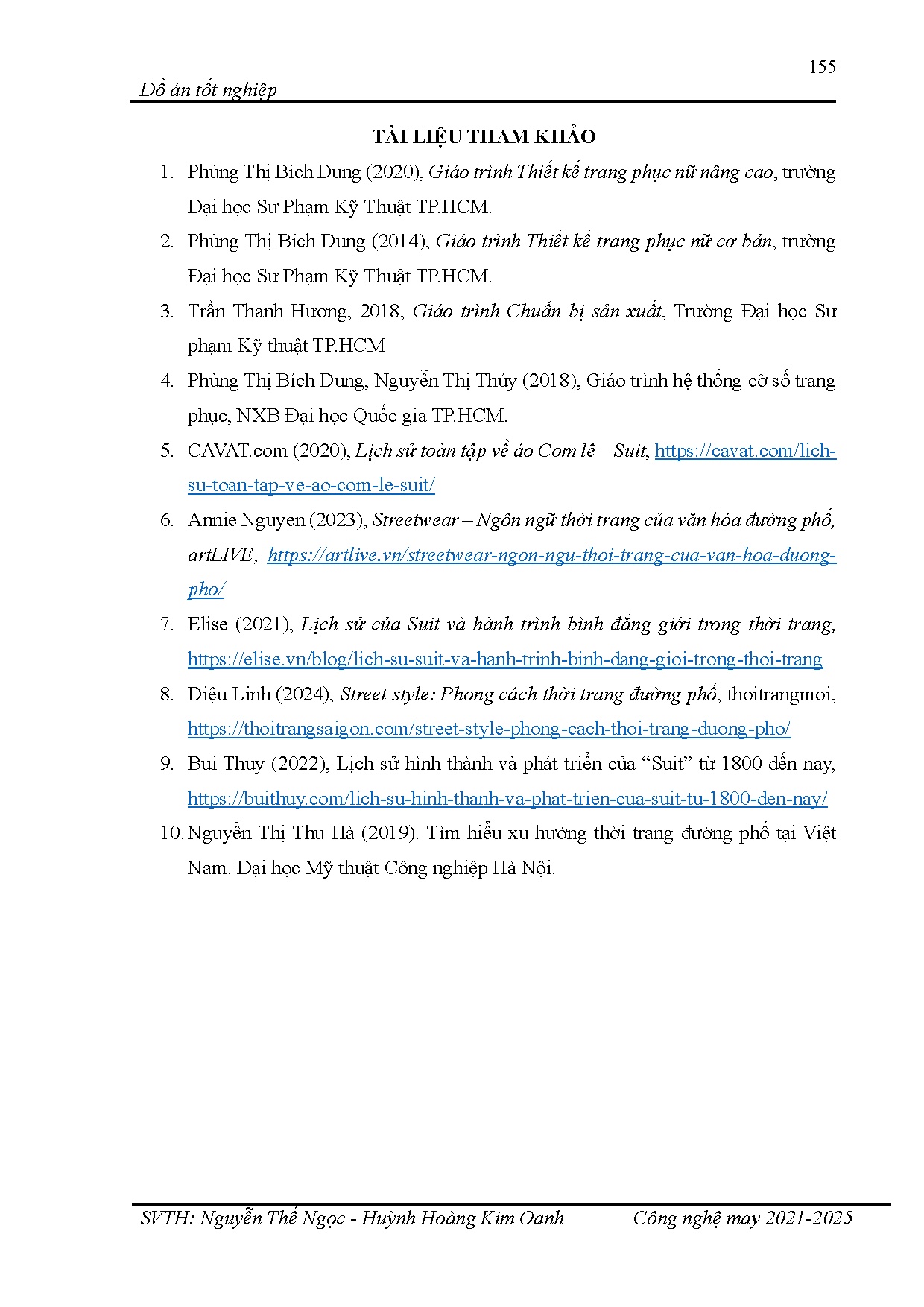 Đồ án tốt nghiệp - Thiết kế trang phục dạo phố lấy ý tưởng từ vest cutout dành cho nữ từ 25-30 tuổi - Trang 170