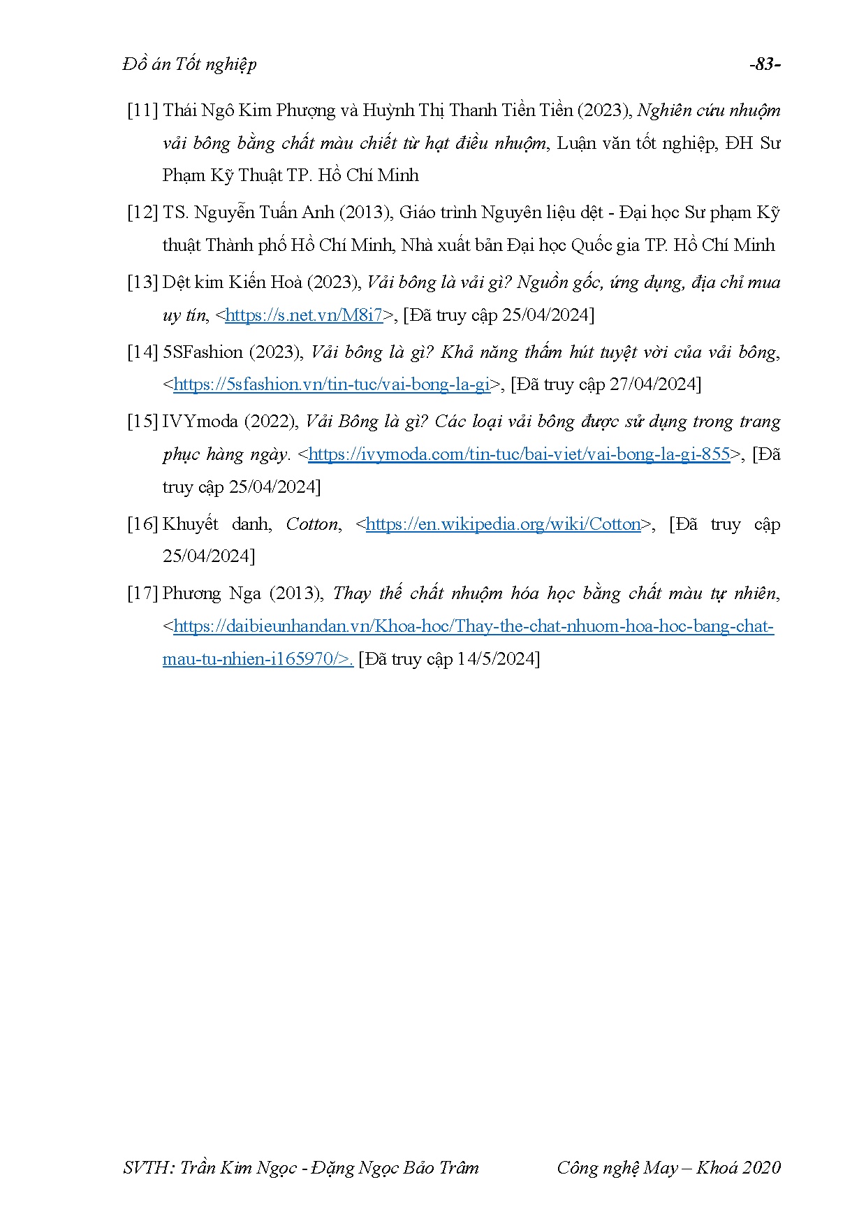 Ảnh một số trang tài liệu