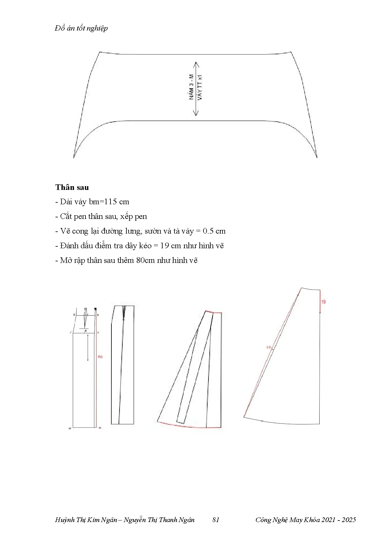 Đồ án tốt nghiệp - Ứng dụng phương pháp gấp giấy Origami tạo hình nấm 3D cho váy dự tiệc - Trang 101