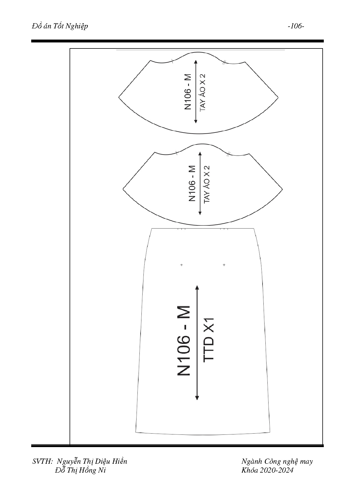 Đồ án tốt nghiệp - Thiết kế áo dài biến kiểu ứng dụng kỹ thuật xoay pen dành cho nữ độ tuổi từ 18-25 - Trang 126