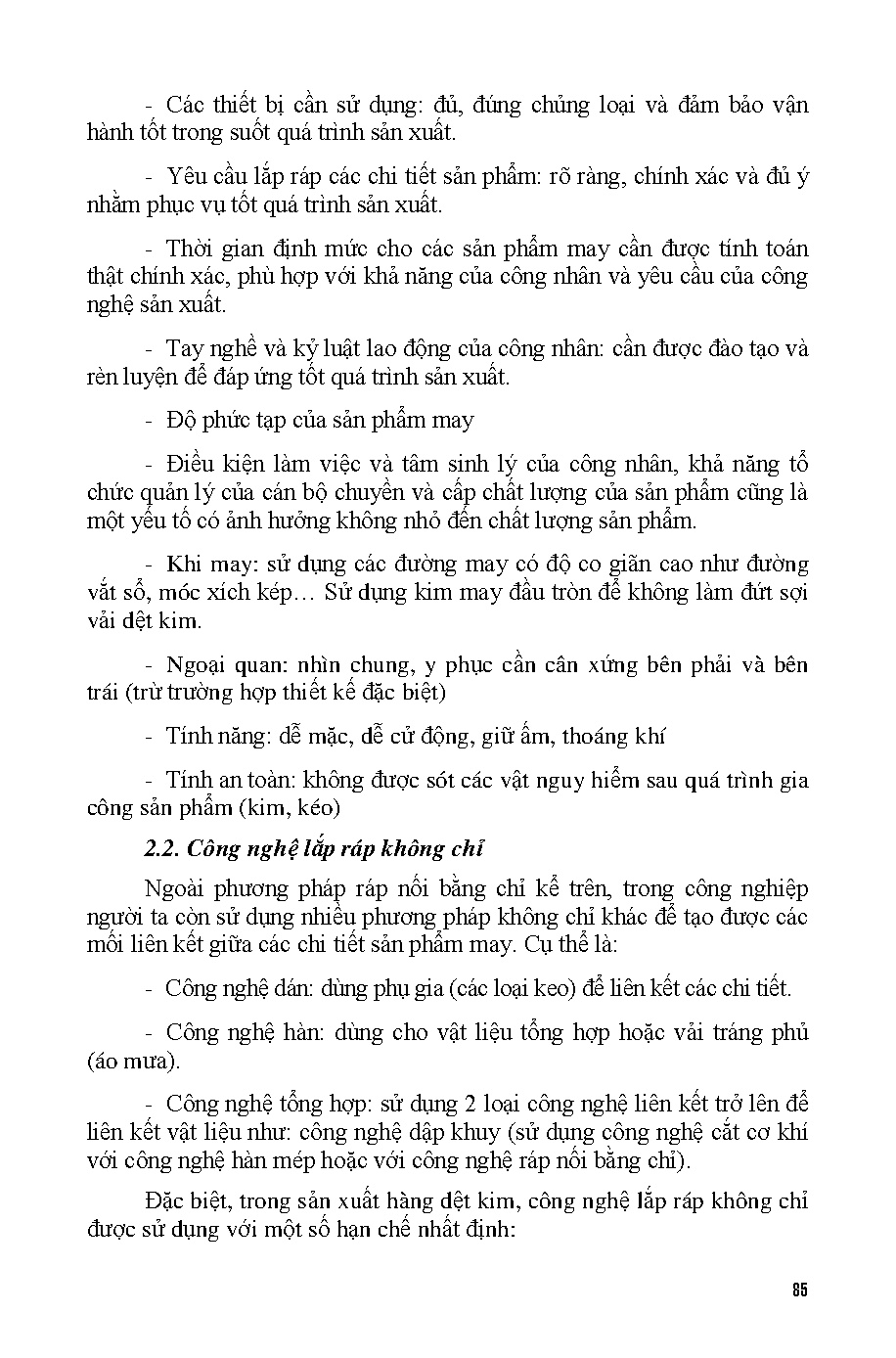 Giáo trình công nghệ sản xuất sản phẩm dệt kim: GTDCSVNCNM (HCMUTE) - Trang 86