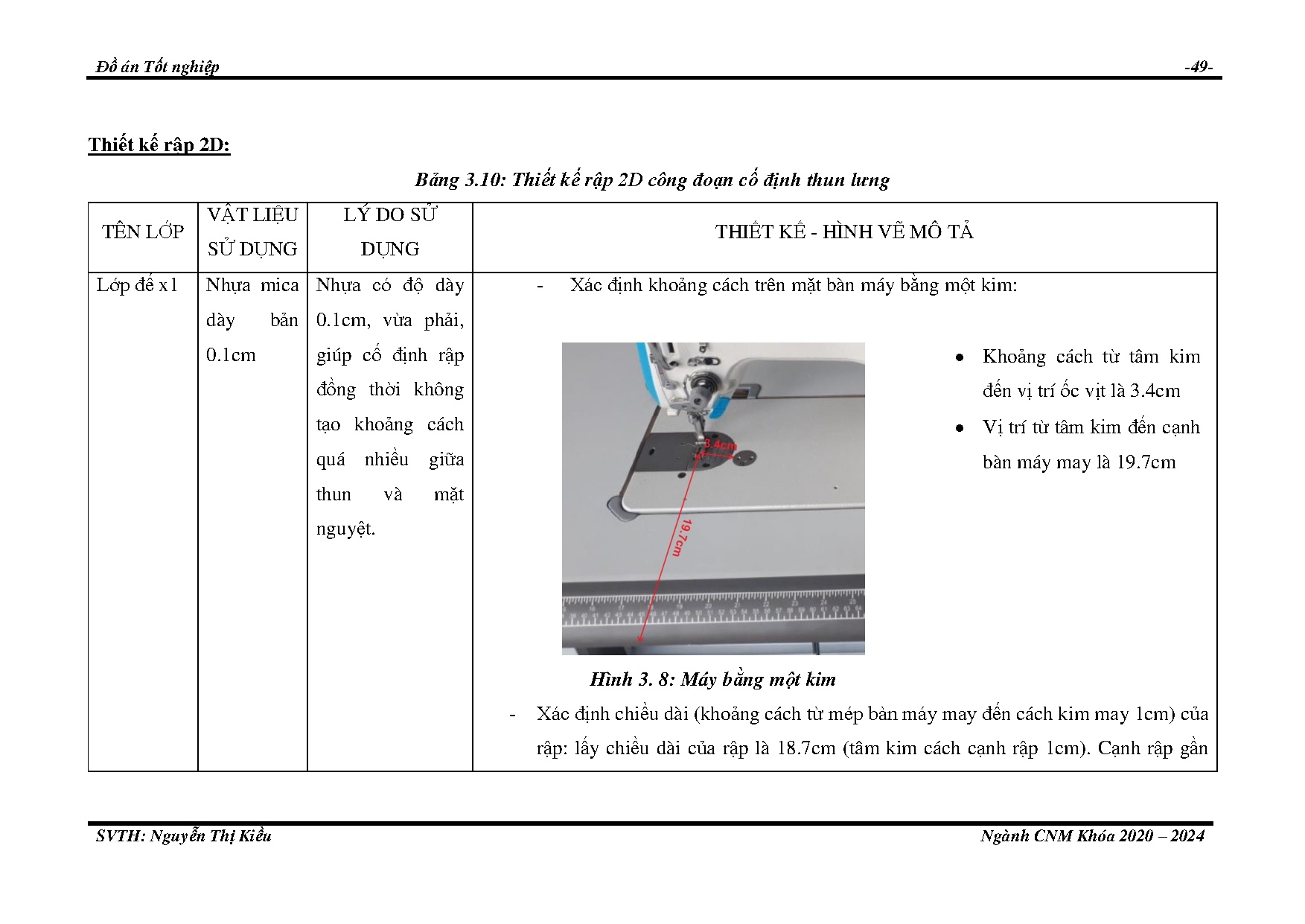 Đồ án tốt nghiệp - Triển khai cải tiến thao tác thông qua việc áp dụng rập cải tiến tại xí NMVL - Trang 63