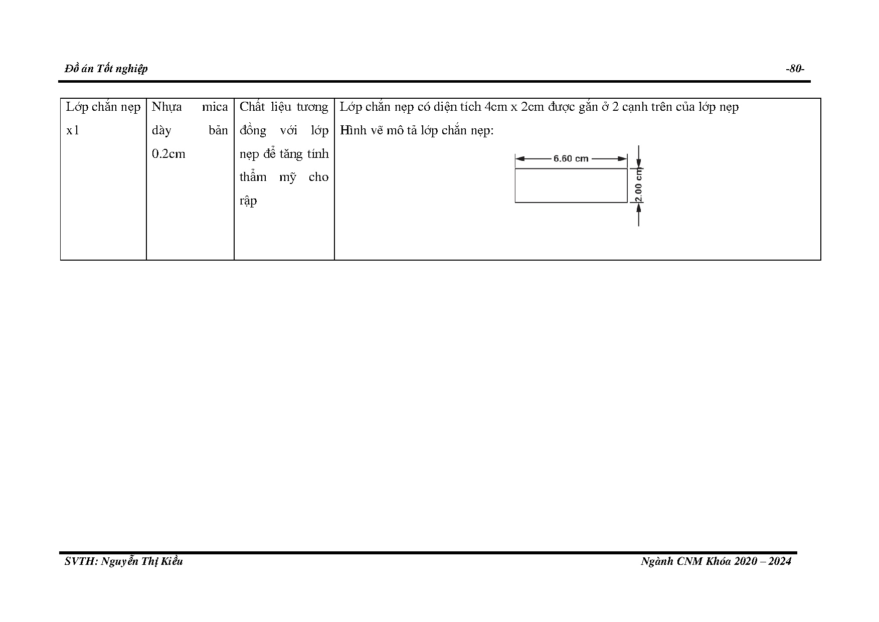 Đồ án tốt nghiệp - Triển khai cải tiến thao tác thông qua việc áp dụng rập cải tiến tại xí NMVL - Trang 94
