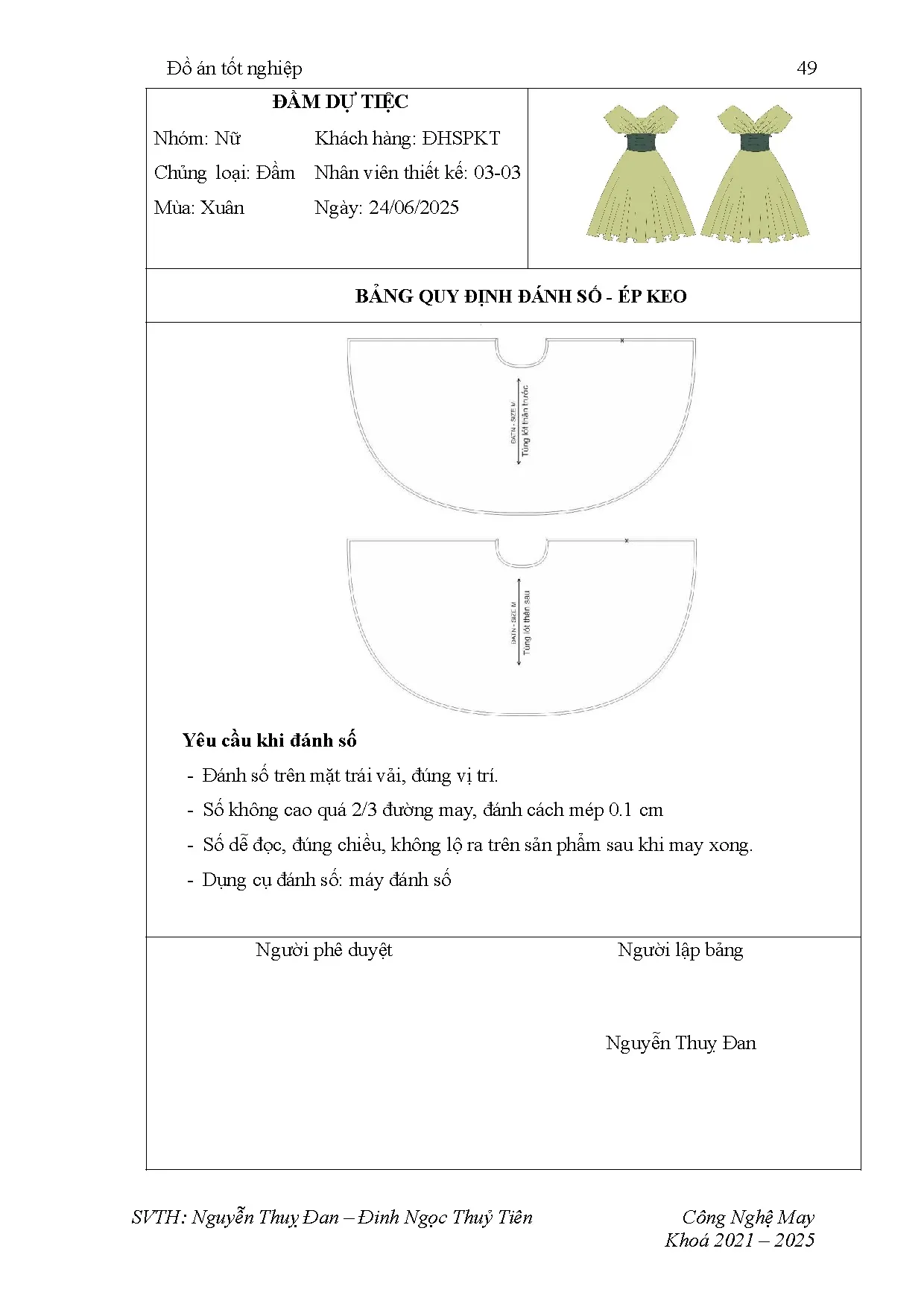 Đồ án tốt nghiệp - Nghiên cứu thiết kế đầm dự tiệc cho nữ độ tuổi 18 - 25 theo phong CCĐCTN 5 - 6 - Trang 66