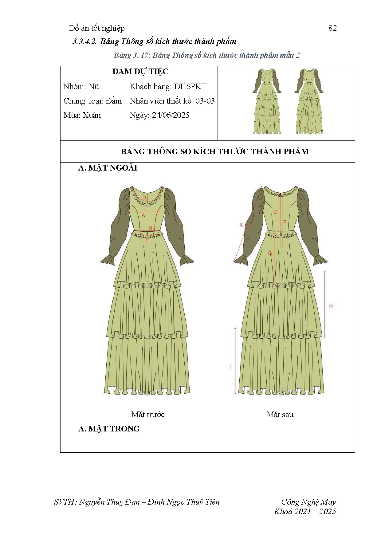 Đồ án tốt nghiệp - Nghiên cứu thiết kế đầm dự tiệc cho nữ độ tuổi 18 - 25 theo phong CCĐCTN 5 - 6 - Trang 99