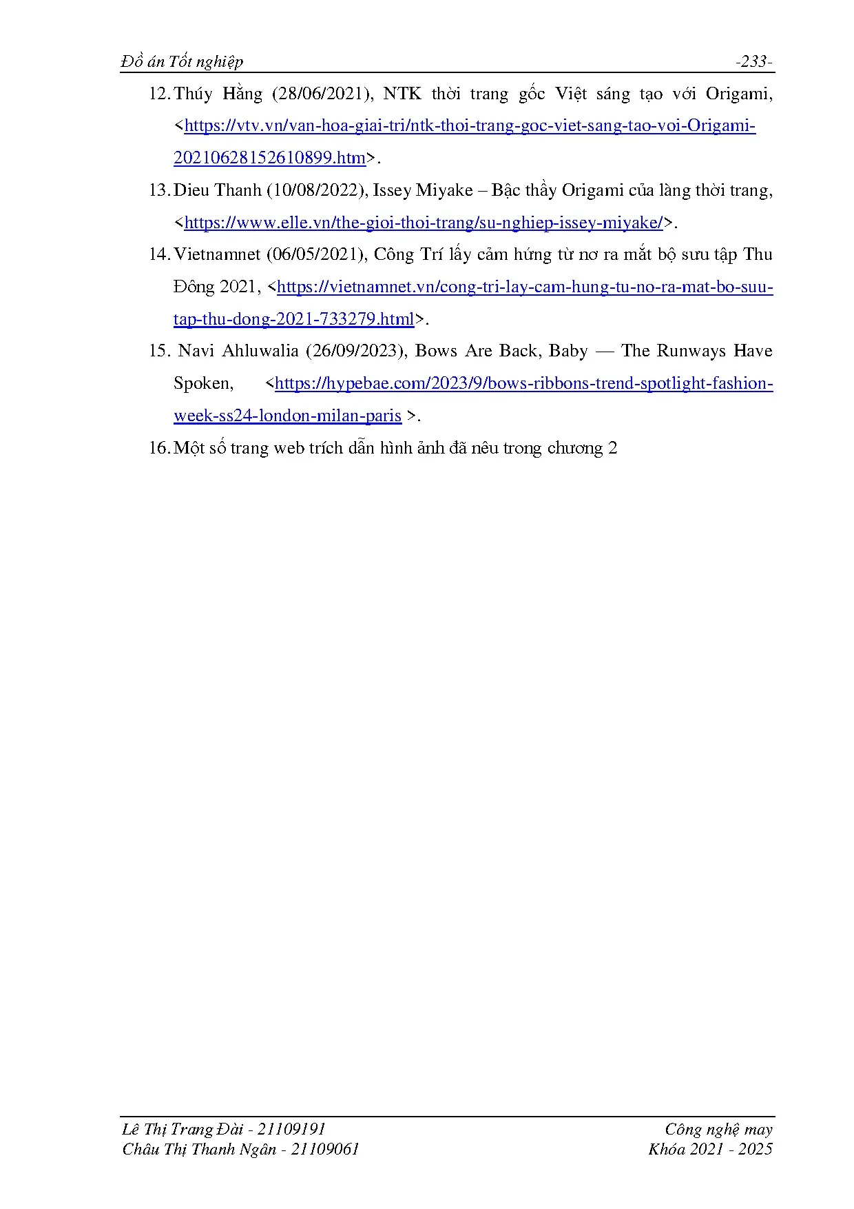 Đồ án tốt nghiệp - Thiết kế trang phục dự tiệc ứng dụng nghệ thuật gấp giấy Origami tạo HNBCNĐT 2 - Trang 252