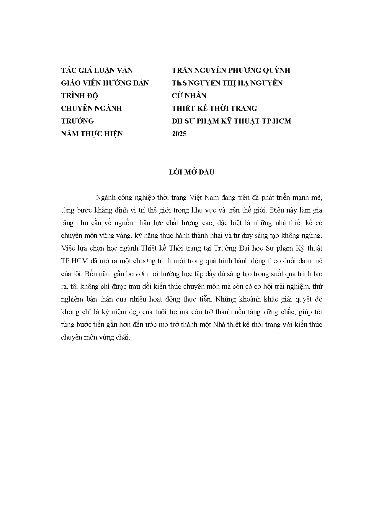 Đồ án tốt nghiệp - Thiết kế trang phục sự kiện mang phong cách dân TKHVPCKTDCNT 2 Đ 3 TLCHTNVDTPÁLHĐ - Trang 3