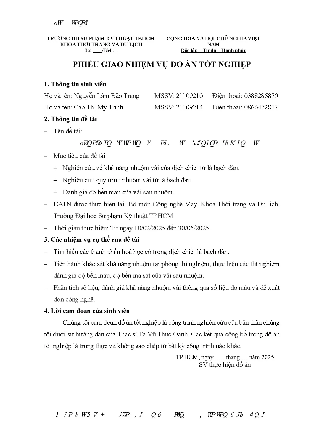Đồ án tốt nghiệp - Đánh giá khả năng nhuộm vải cotton từ dịch chiết lá bạch đàn - Trang 2