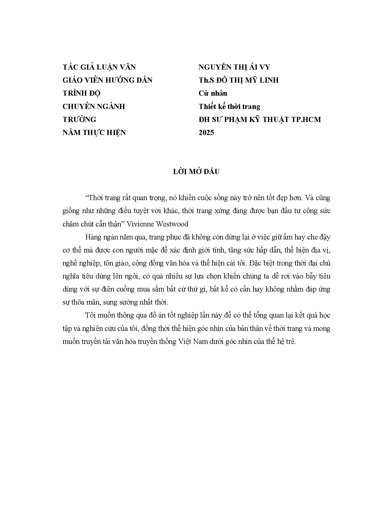 Đồ án tốt nghiệp - Thiết kế trang phục dự sự kiện thu đông dành cho nữ 25 - 35 tuổi L ý TTGHLCĐMPCD - Trang 3