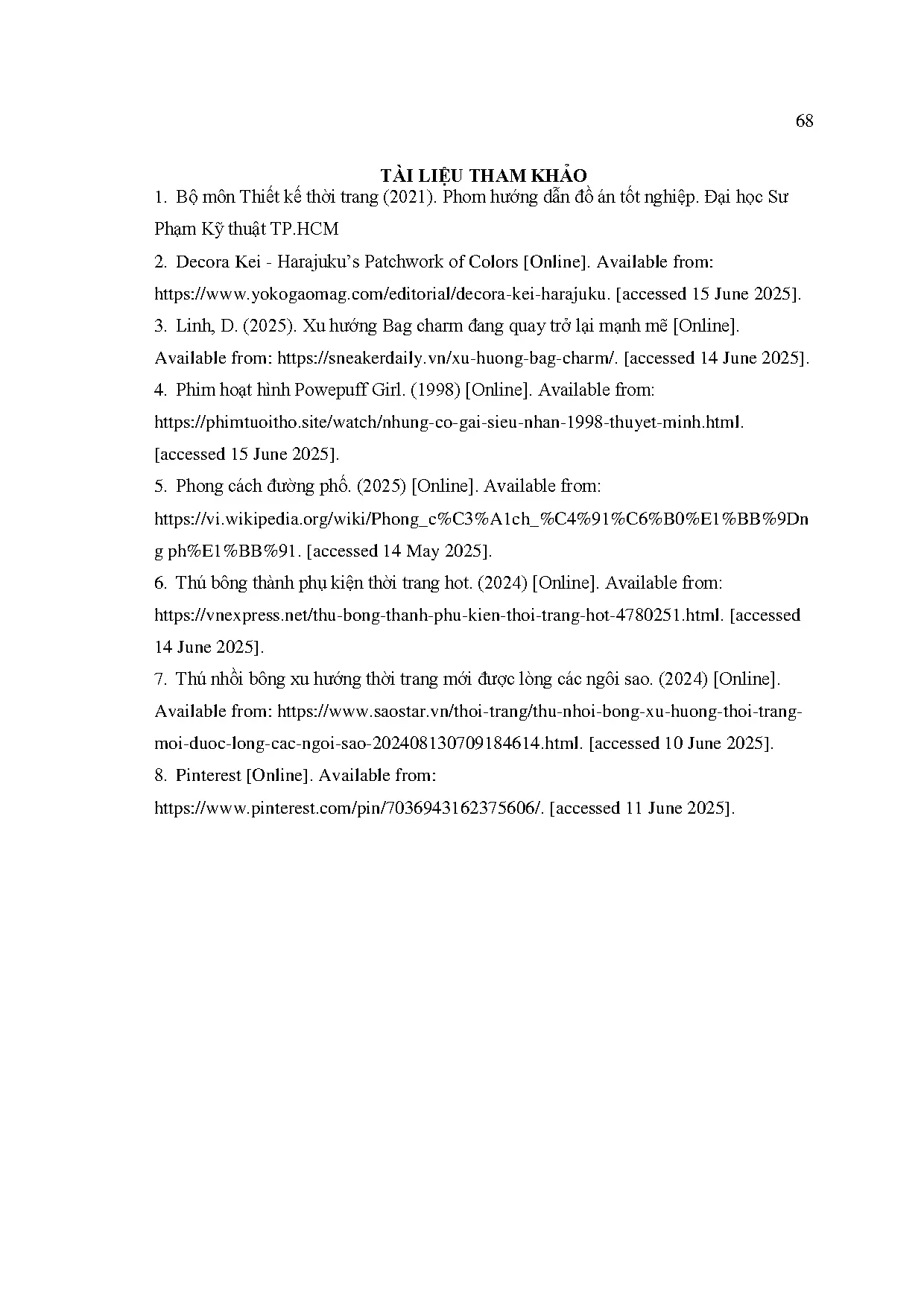 Đồ án tốt nghiệp - Thiết kế trang phục dạo phố cho nữ độ tuổi 18-25 lấy ý tưởng từ nhân VHHPGTPCDK - Trang 80