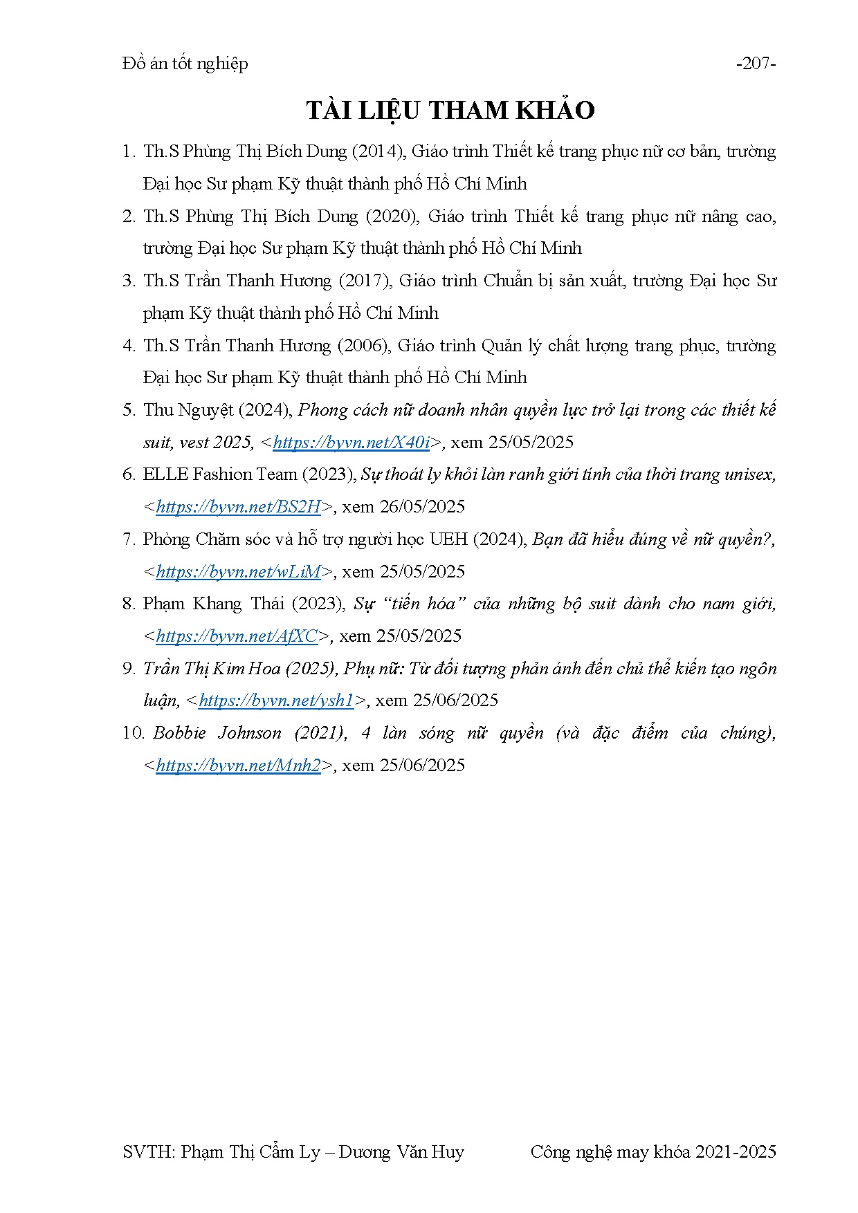 Đồ án tốt nghiệp - Thiết kế trang phục công sở theo phong cách nữ quyền cho độ tuổi từ 25 - 35 - Trang 210