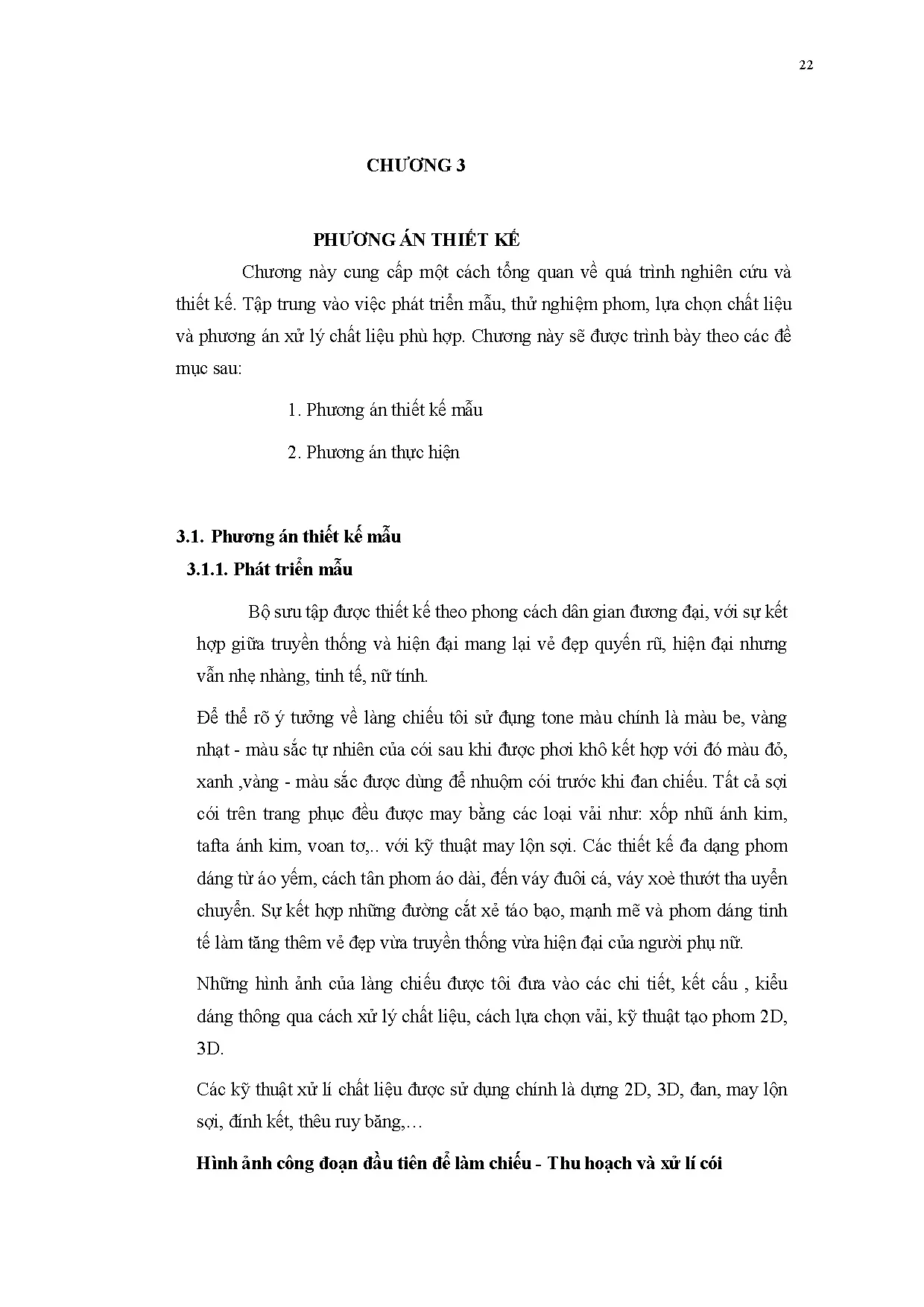 Đồ án tốt nghiệp - Thiết kế trang phục ứng dụng sự kiện cho nữ từ 20 - 30 tuổi lấy ý TTLCLĐMPCDGĐĐ - Trang 34