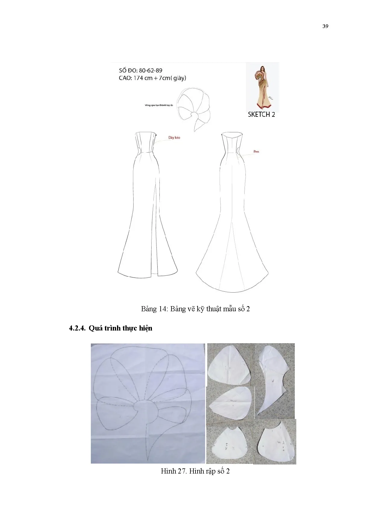 Đồ án tốt nghiệp - Thiết kế trang phục ứng dụng sự kiện cho nữ từ 20 - 30 tuổi lấy ý TTLCLĐMPCDGĐĐ - Trang 51