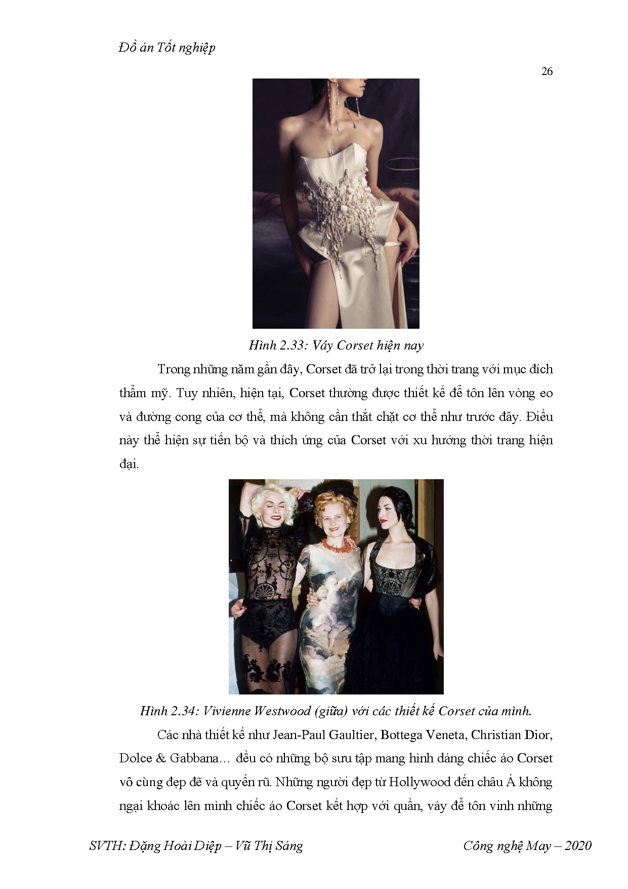 Đồ án tốt nghiệp - Thiết kế trang phục dự tiệc lấy cảm hứng từ corset và nghệ thuật SCNT 2 - 3 T - Trang 45