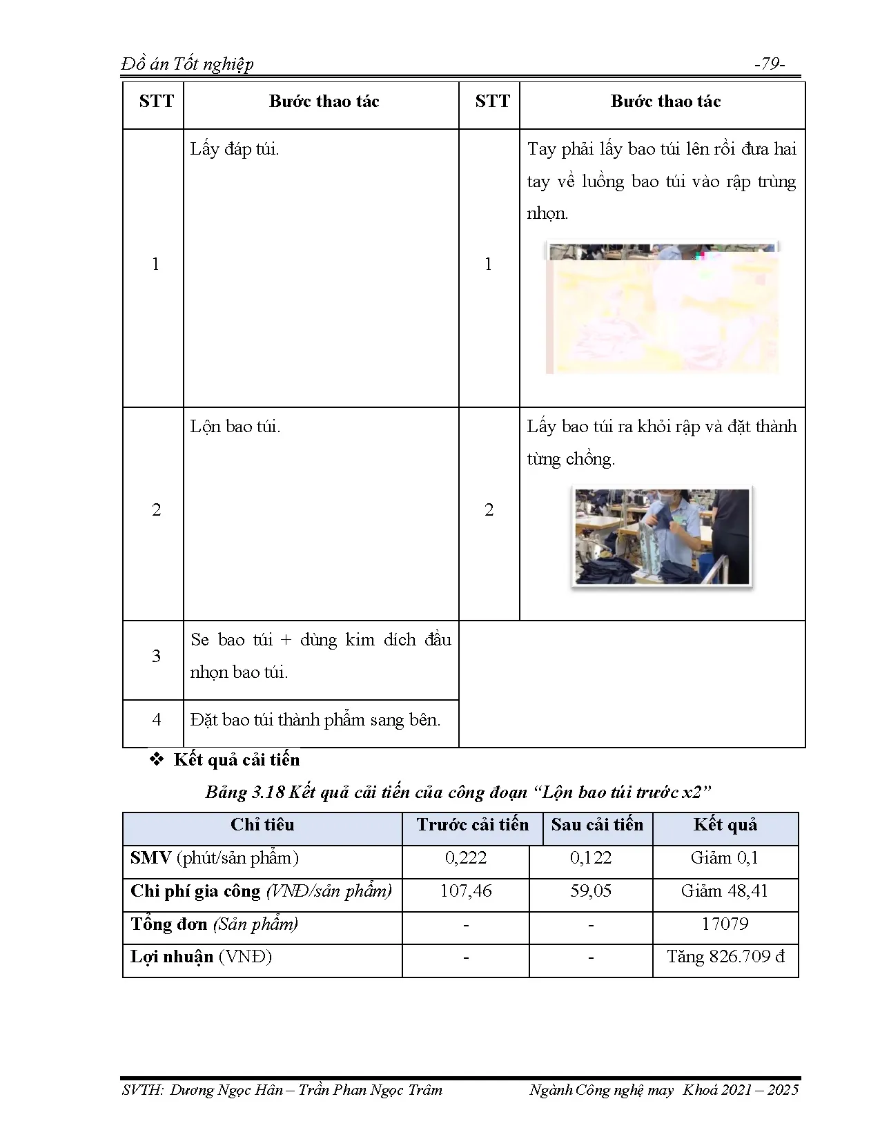 Đồ án tốt nghiệp - Tìm hiểu và đề xuất các cải tiến trong quy trình sản xuất tại Công ty cổ PMMBD - Trang 108