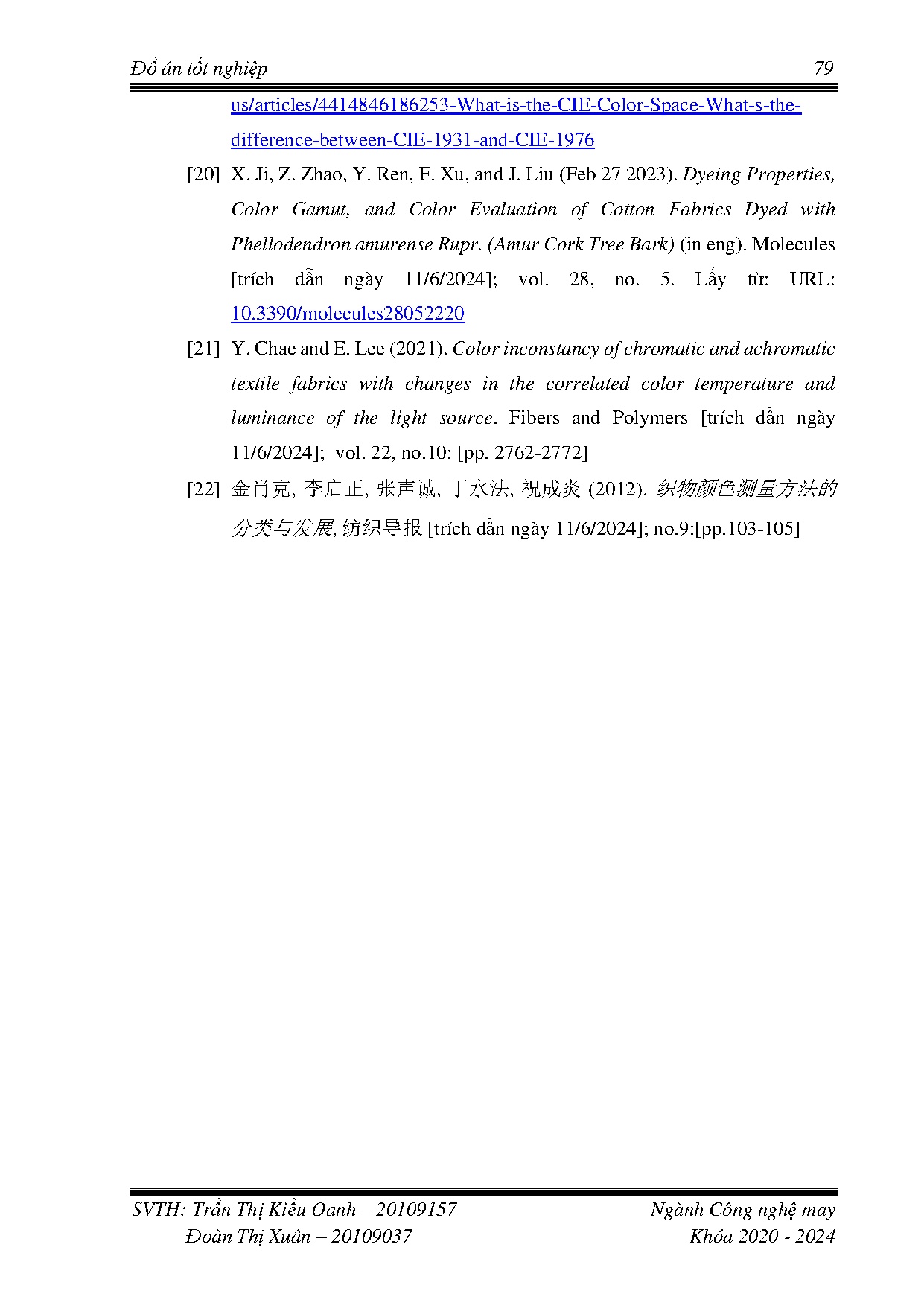 Ảnh một số trang tài liệu